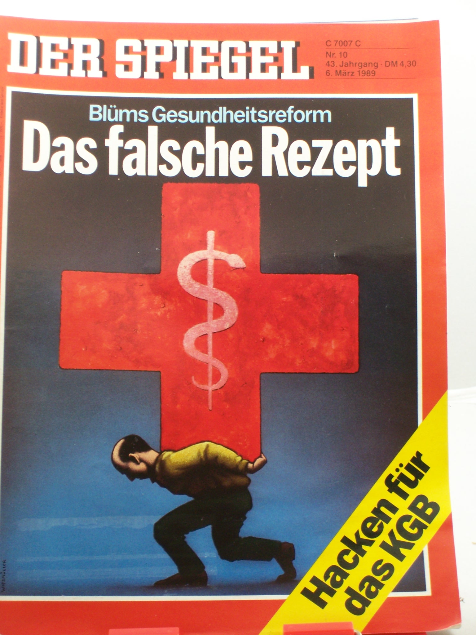 Artikelbild 1 des Artikels “10/1989, 6. März, Das falsche Rezept, Blüms Gesundheitsrezept “