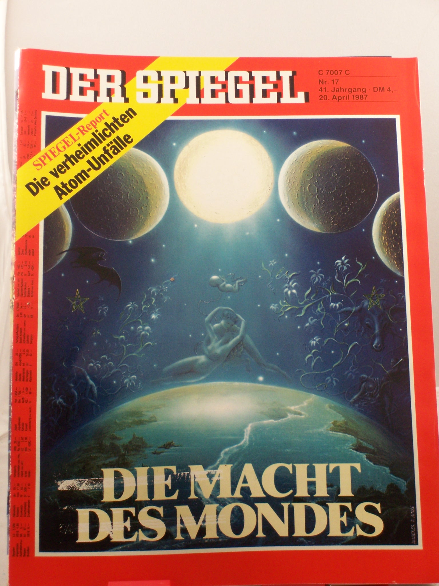 Artikelbild 1 des Artikels “17/1987, 20. April, Die Macht des Mondes “