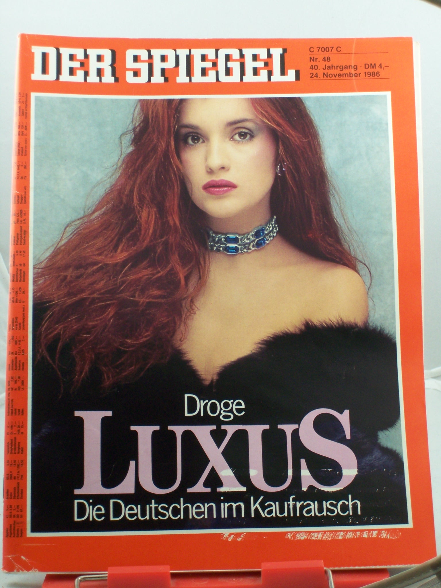 Artikelbild 1 des Artikels “48/1986, 24. November, Droge Luxus Die Deutschen im Kaufrausch “