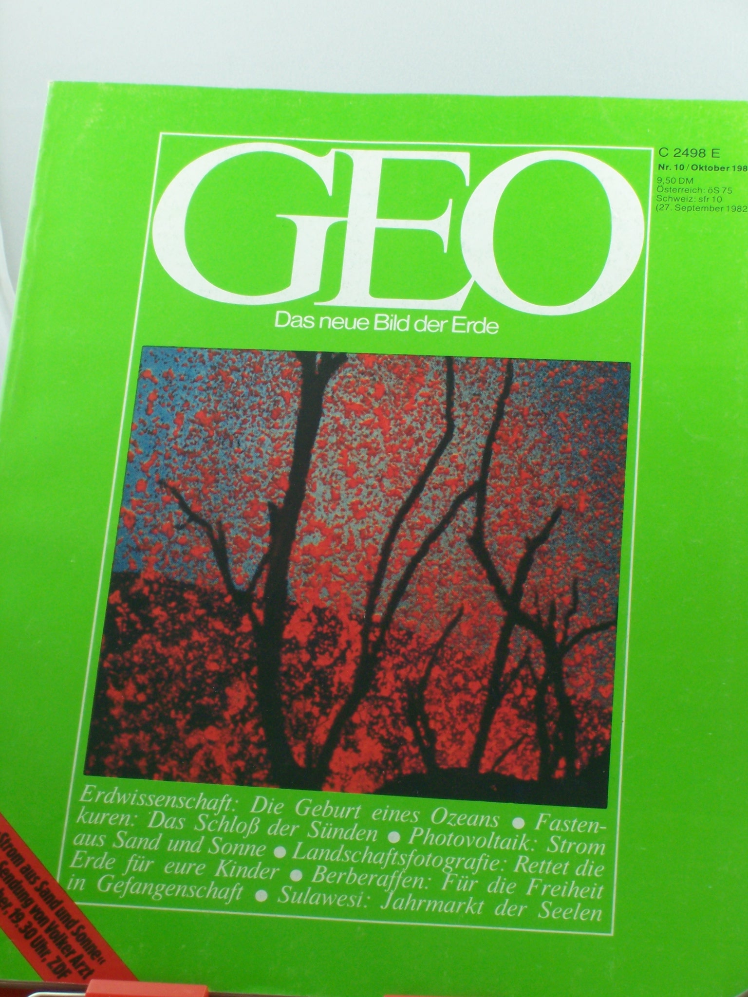 Artikelbild 1 des Artikels “10/1982, Die Geburt der Ozeane “