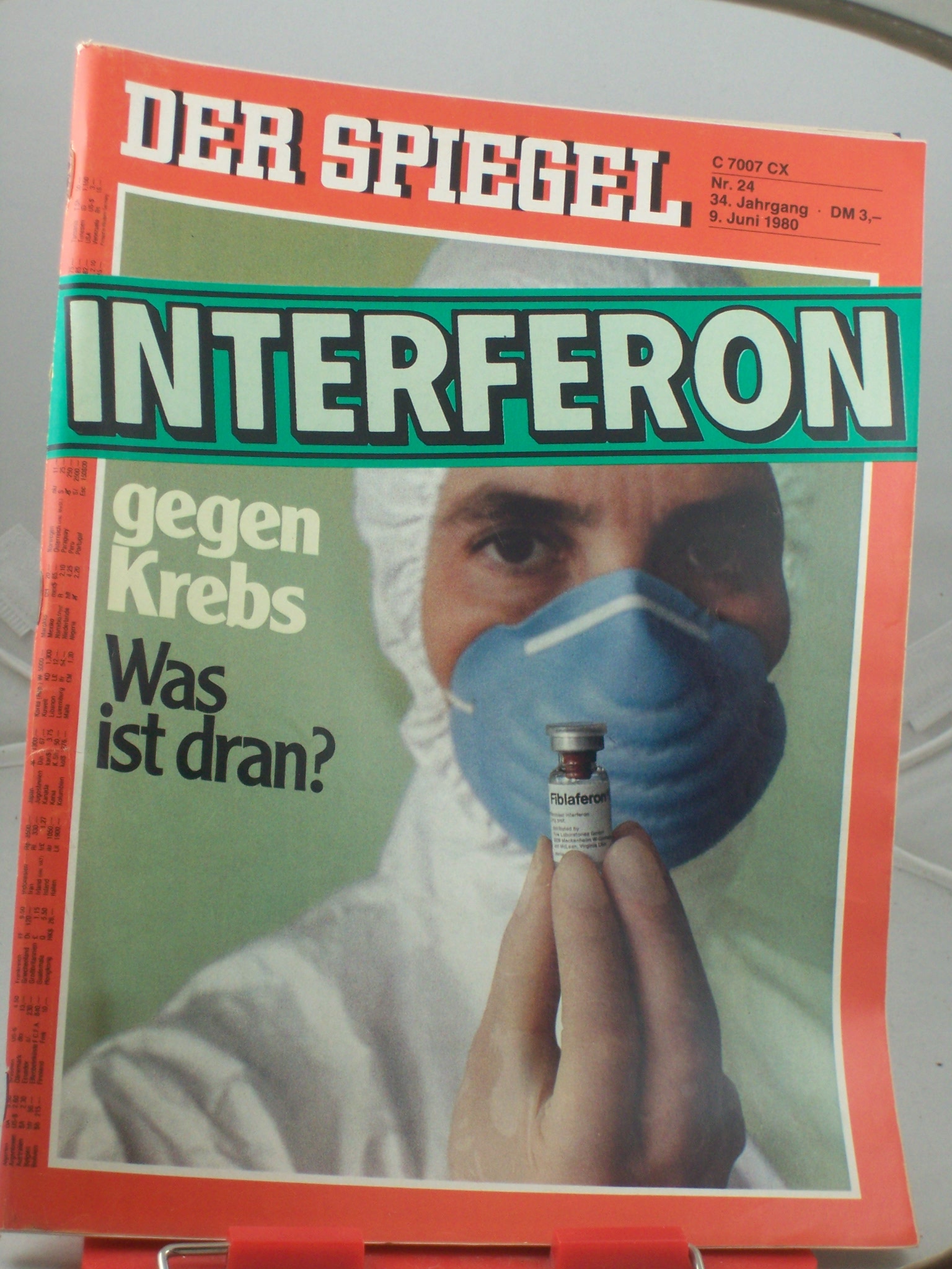 Artikelbild 1 des Artikels “24/1980, Interferon gegen Krebs “
