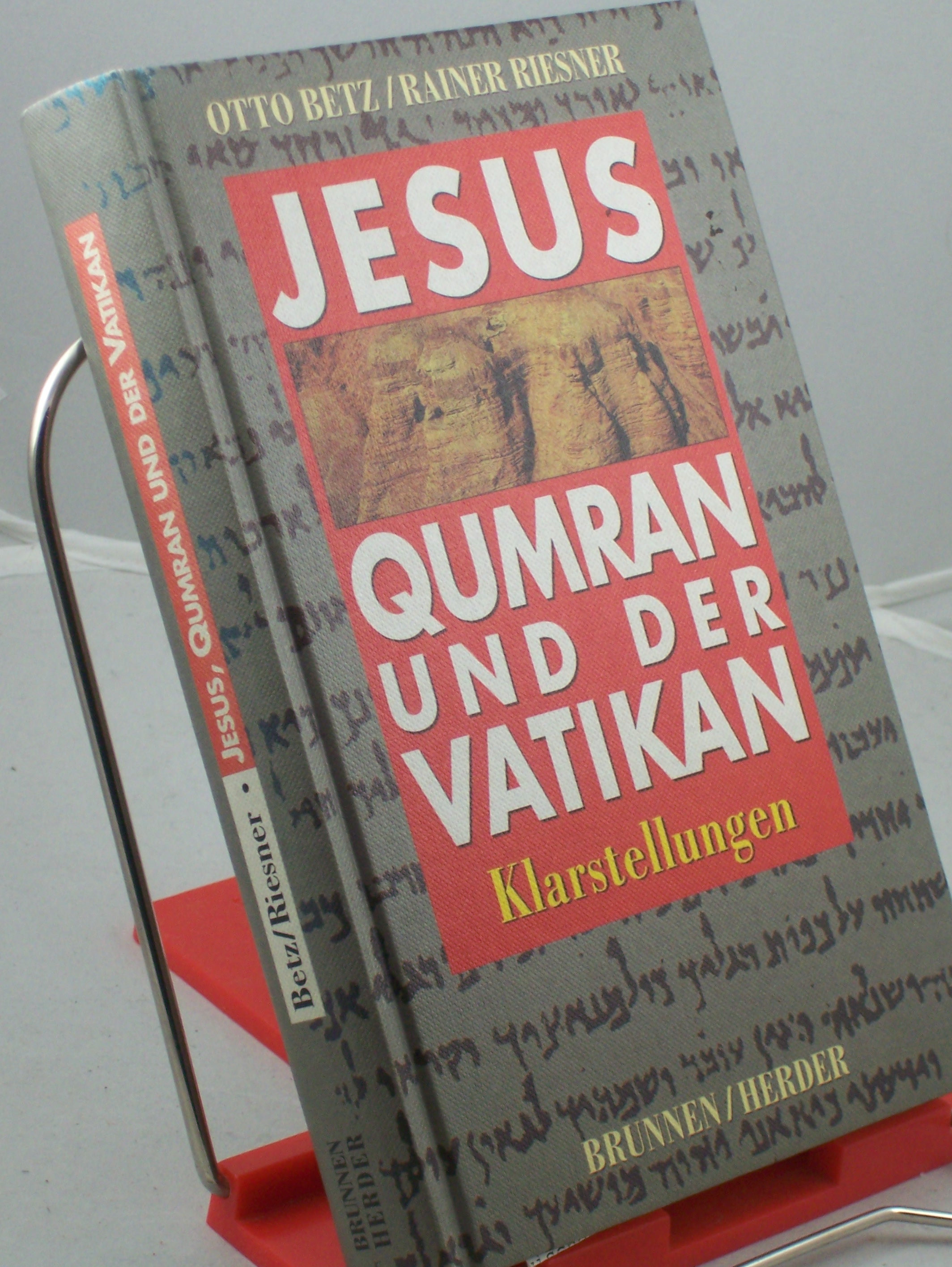 Artikelbild 1 des Artikels “Jesus, Qumran und der Vatikan : Klarstellungen / Otto Betz ; Rainer
Riesner “