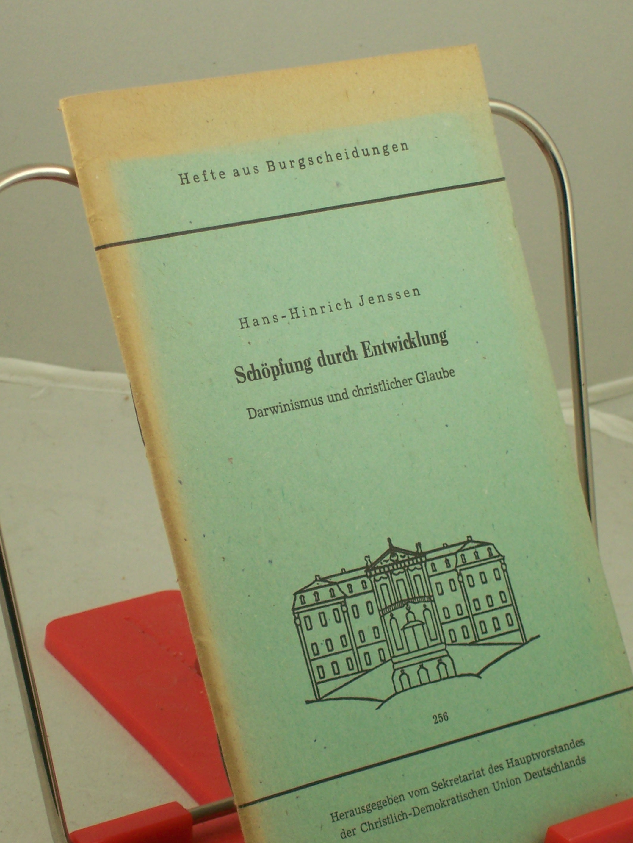 Artikelbild 1 des Artikels “Schöpfung durch Entwicklung : Darwinismus und christlicher Glaube /
Hans-Hinrich Jenssen. Hrsg. vom Sekretariat d. Hauptvorstandes d.
Christl.-Demokrat. Union Deutschlands “
