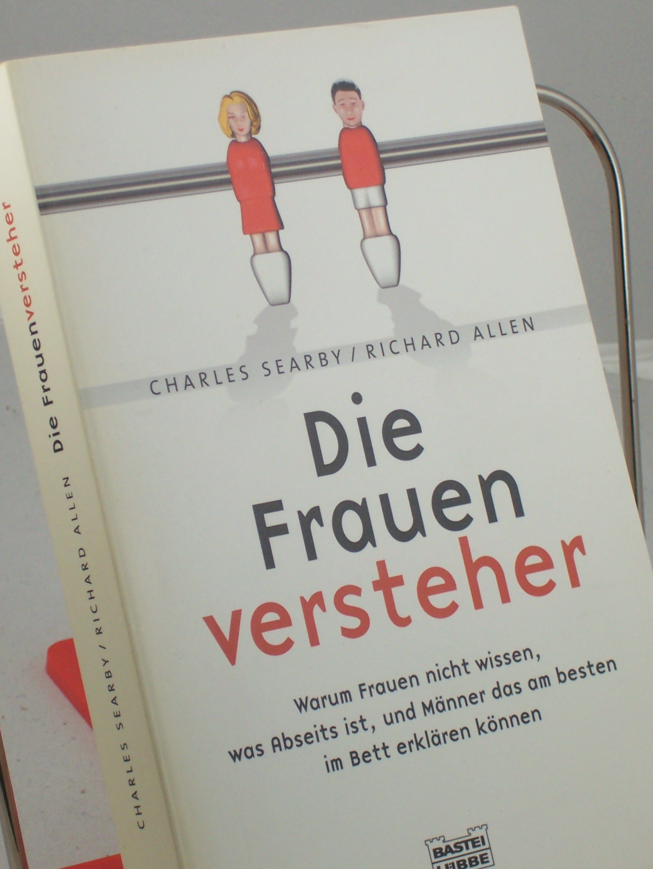 Artikelbild 1 des Artikels “Die Frauenversteher : warum Frauen nicht wissen, was Abseits ist, und
Männer das am besten im Bett erklären können / Charles
Searby/Richard Allen. Aus dem Engl. von Claudia Geng “