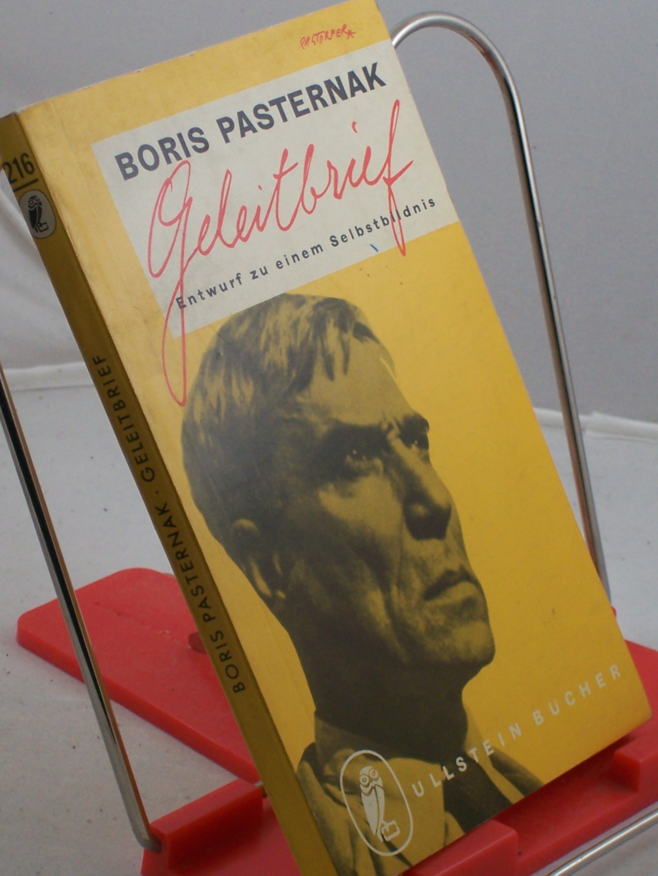 Artikelbild 1 des Artikels “Geleitbrief : Entwurf zu e. Selbstbildnis / Boris Pasternak. Aus d.
Russ. von Gisela Drohla “