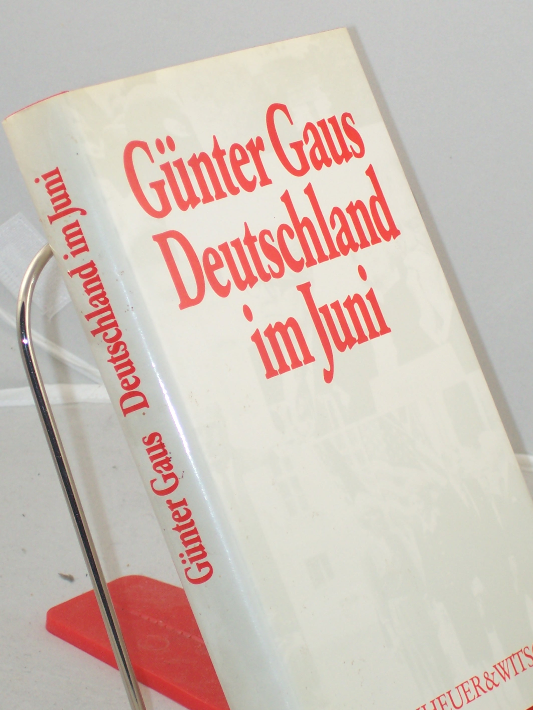 Artikelbild 1 des Artikels “Deutschland im Juni / Günter Gaus “