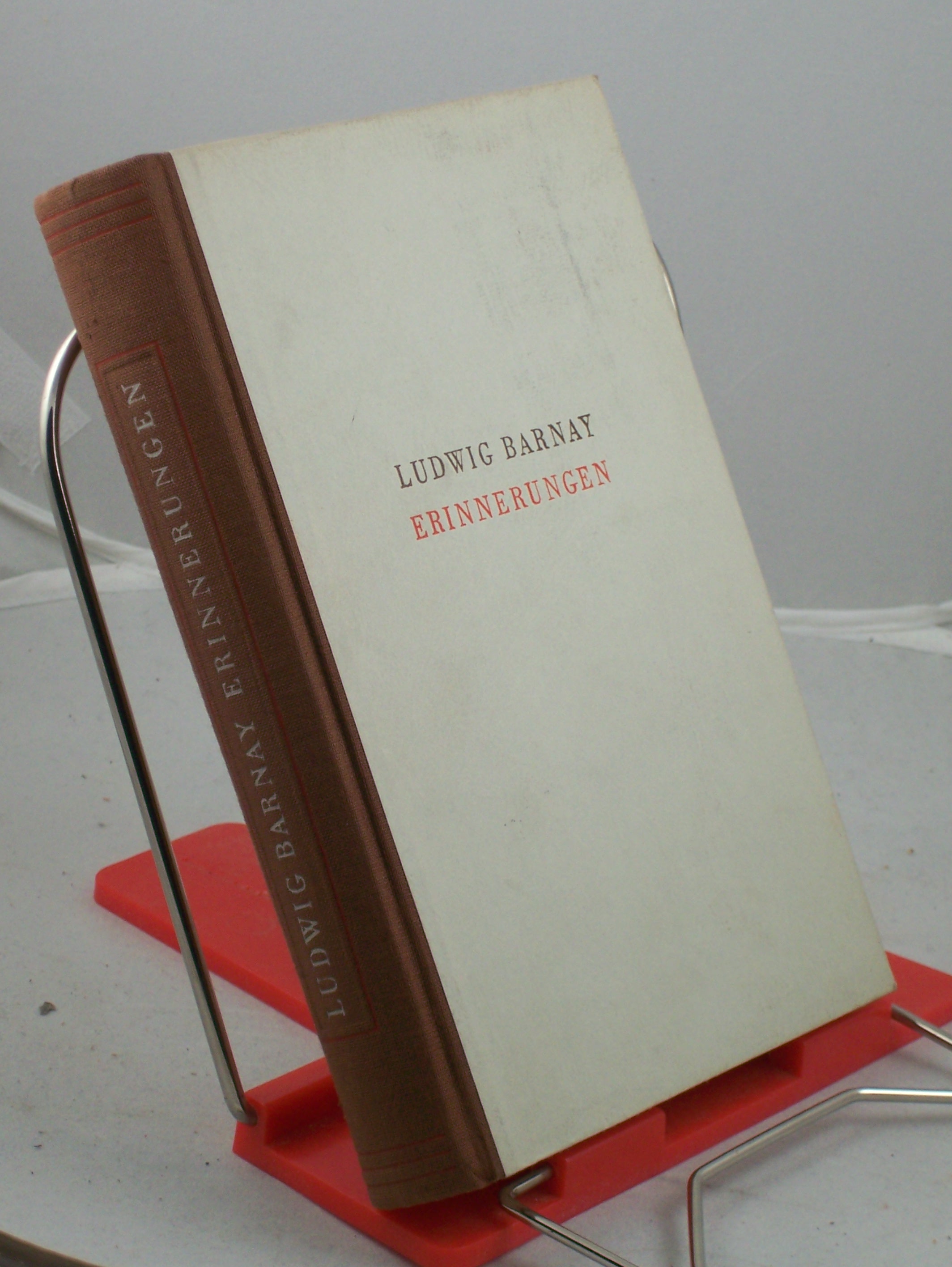 Artikelbild 1 des Artikels “Erinnerungen / Ludwig Barnay. Auswahl, Bearbeitung u. Namenverz. von
Joachim Tenczhert “