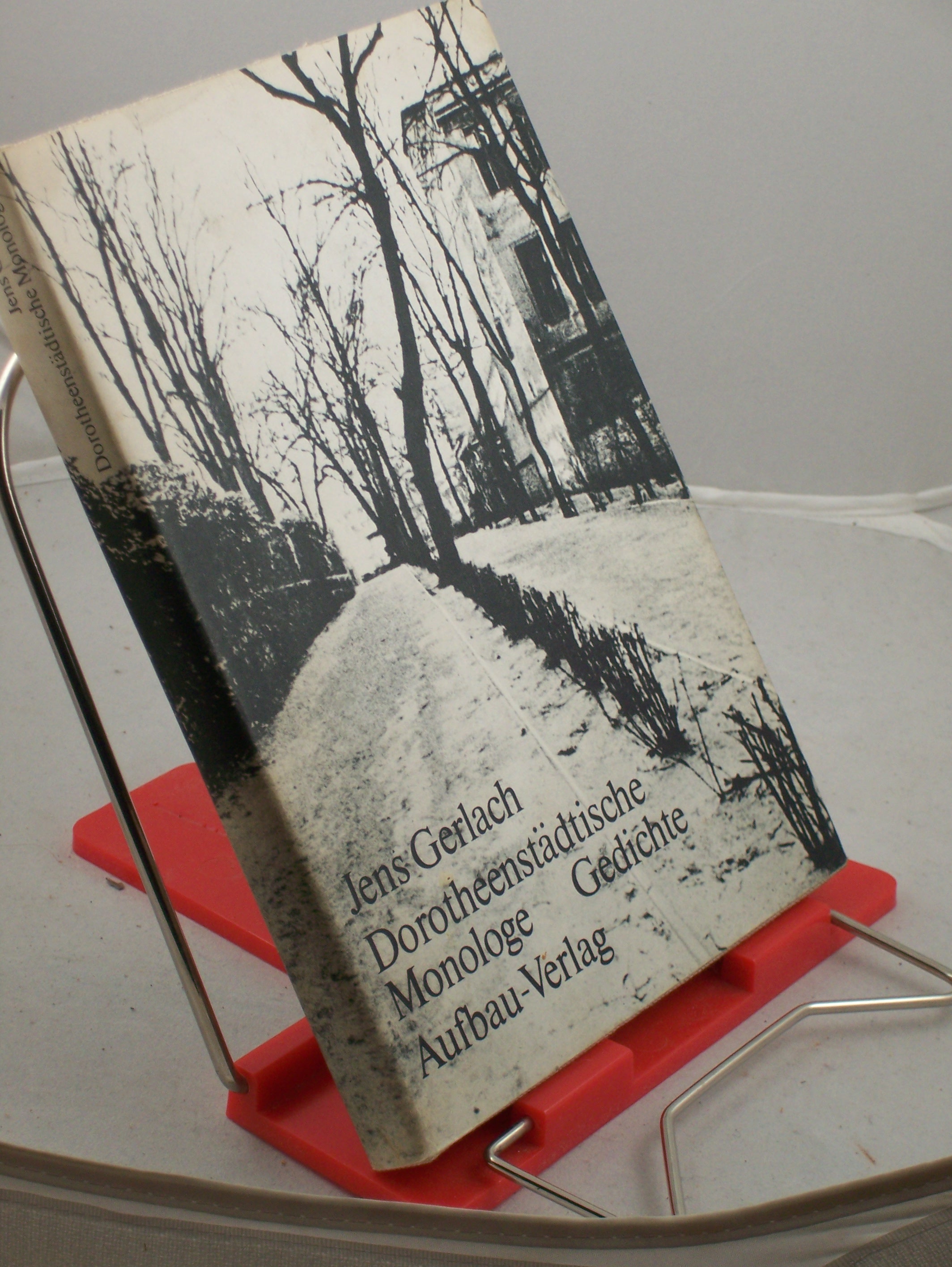 Artikelbild 1 des Artikels “Dorotheenstädtische Monologe : Gedichte / Jens Gerlach “