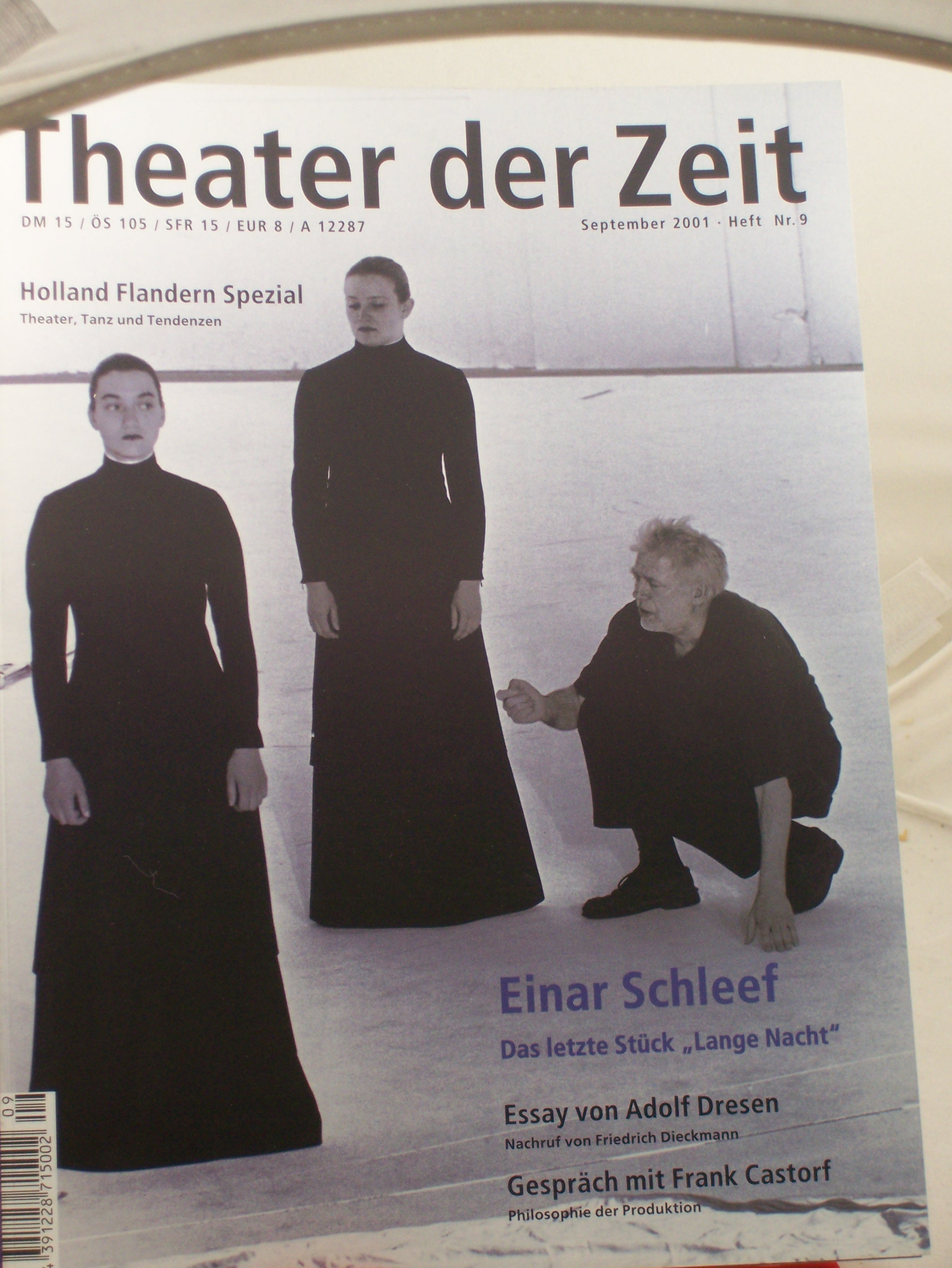 Artikelbild 1 des Artikels “Heft 09/2001 Einar Schleef Das letzte Stück 