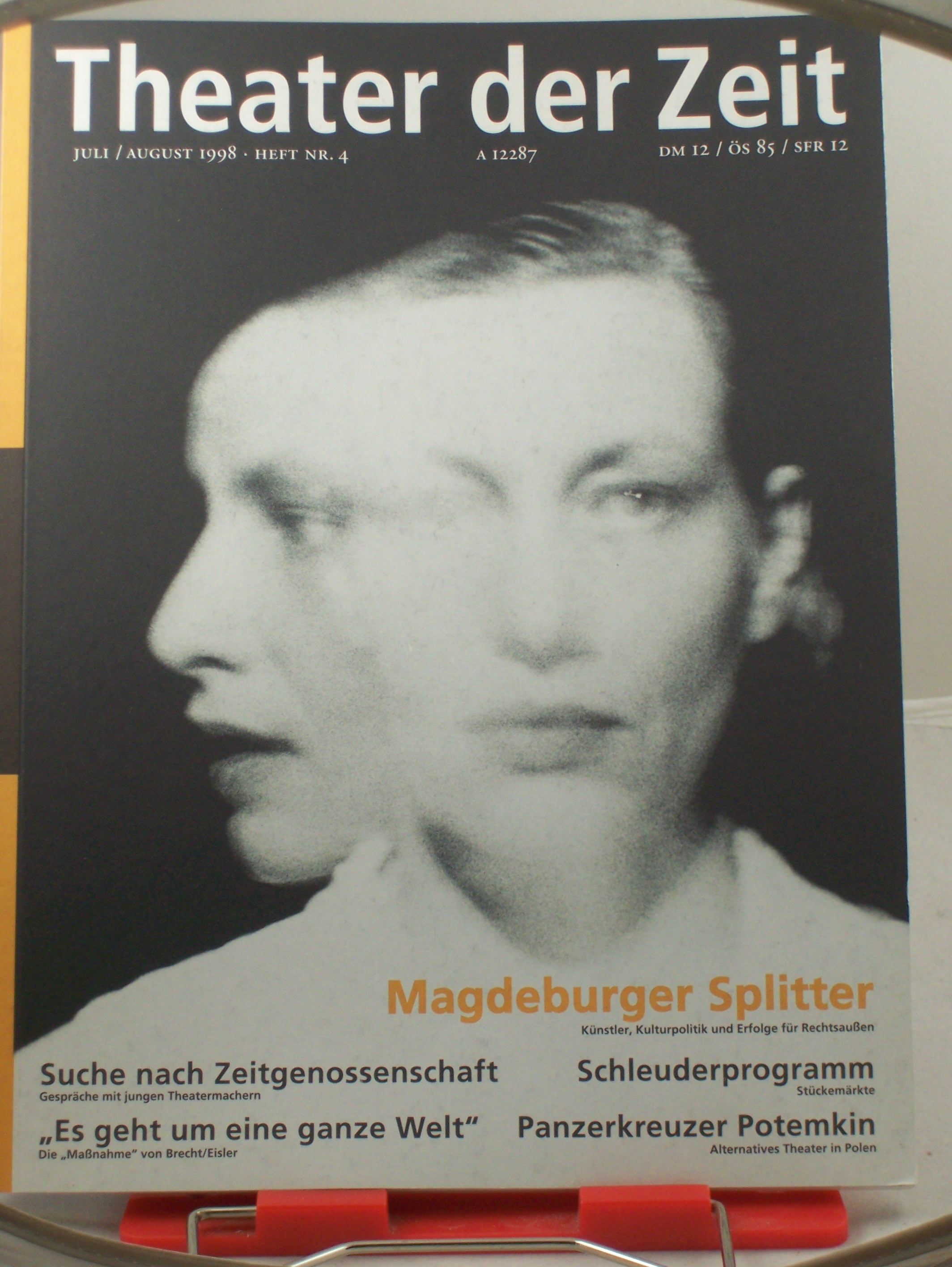 Artikelbild 1 des Artikels “Heft 07/1998 Magdeburger Splitter Künstler, Kulturpolitik und Erfolge für Rechtsaußen “