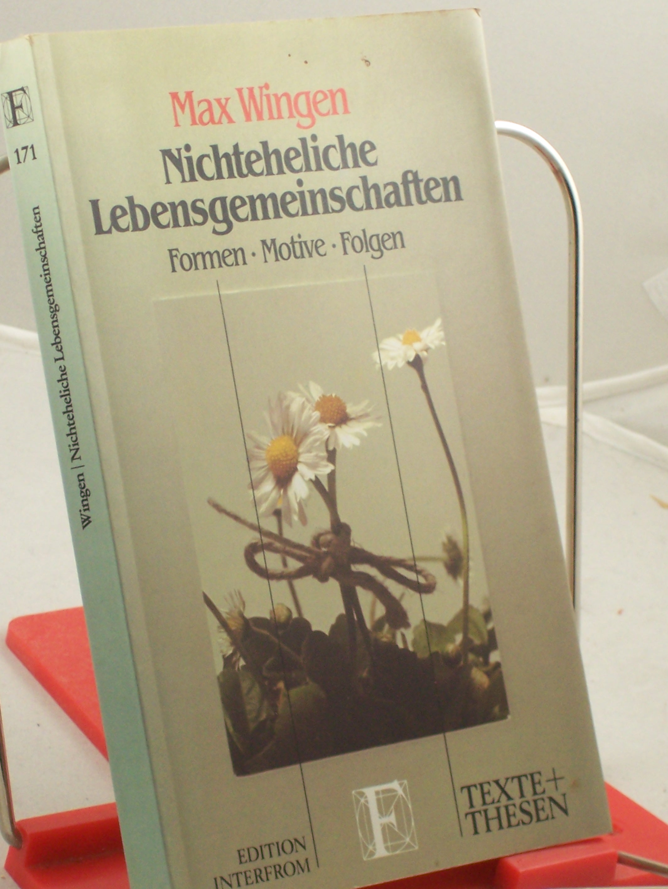Artikelbild 1 des Artikels “Nichteheliche Lebensgemeinschaften : Formen - Motive - Folgen / Max
Wingen “