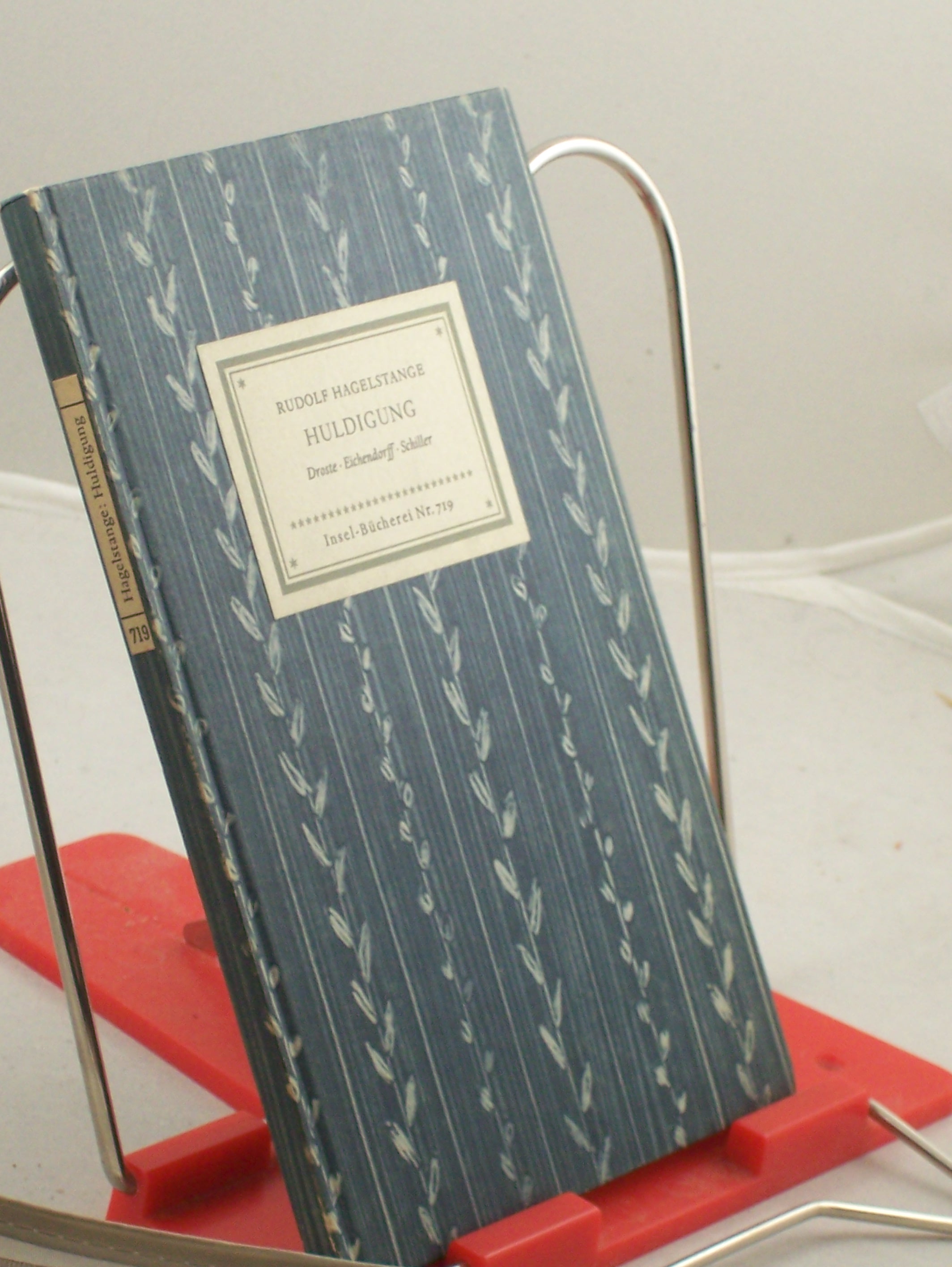 Artikelbild 1 des Artikels “Huldigung : Droste, Eichendorff, Schiller / Rudolf Hagelstange “