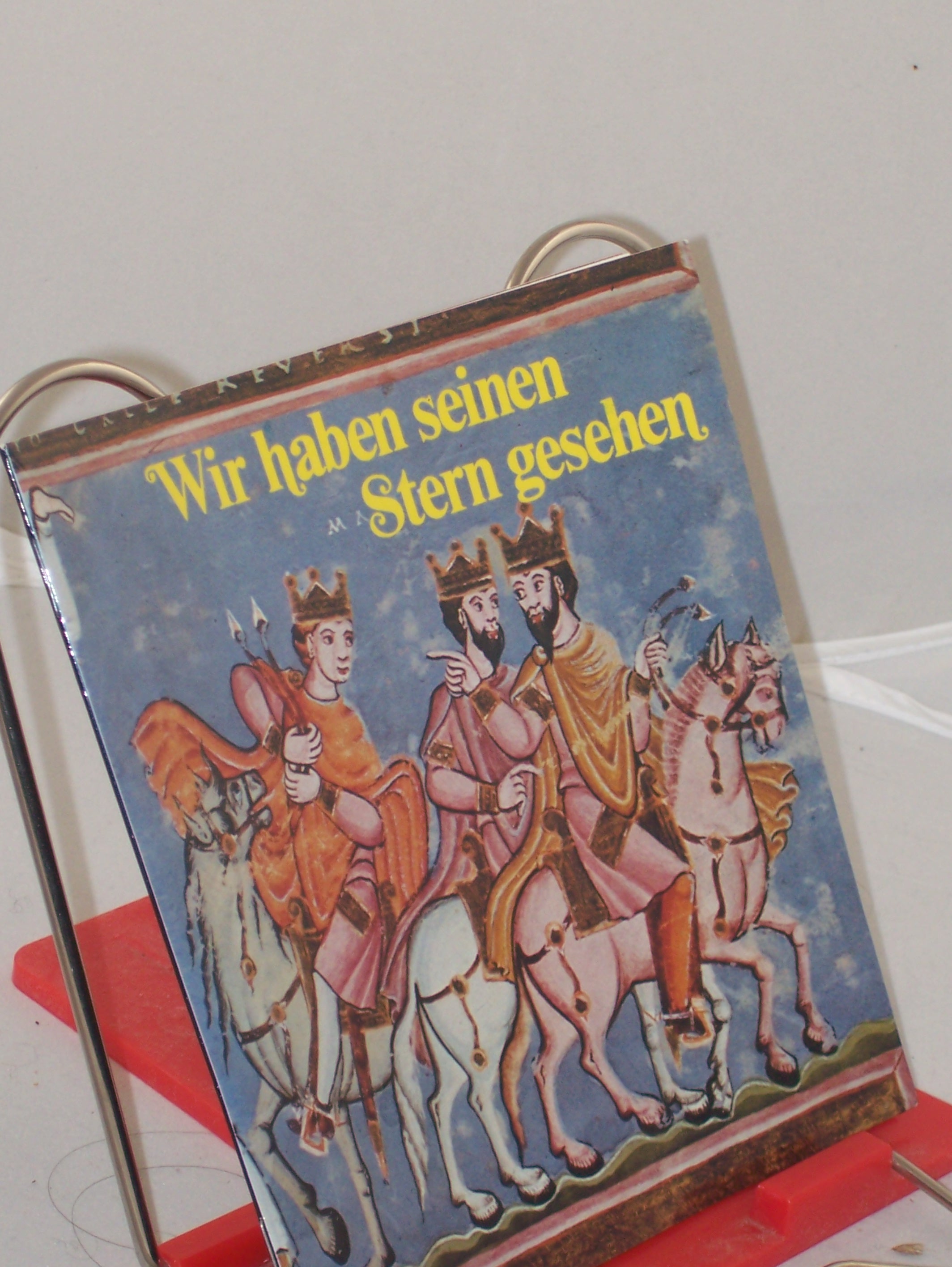 Artikelbild 1 des Artikels “Wir haben seinen Stern gesehen : Bilder aus d. Goldenen Evangelienbuch
von Echternach / Text Friedemann Fichtl “