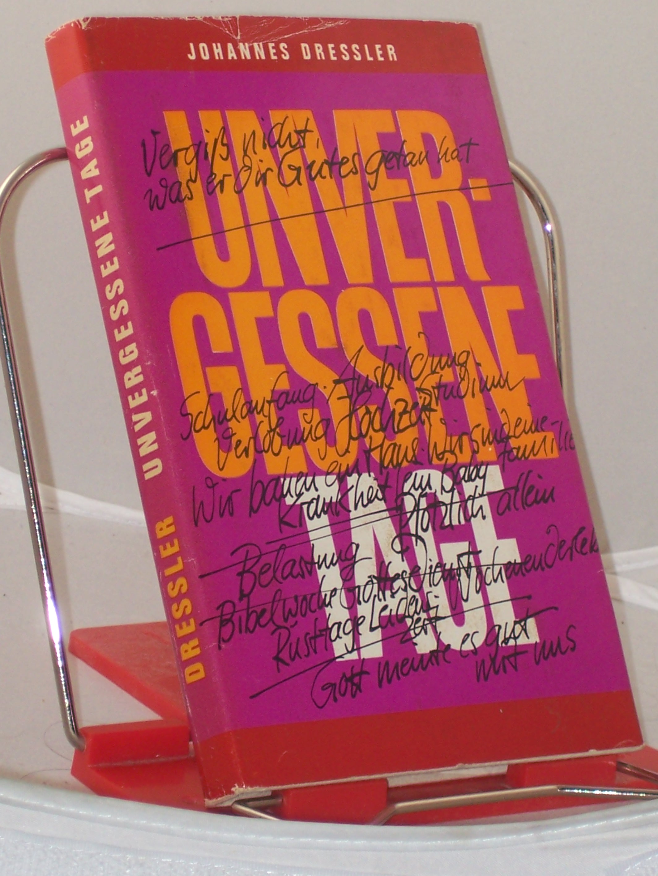 Artikelbild 1 des Artikels “Unvergessene Tage / hrsg. von Johannes Dressler im Auftr. d.
Evang.-Kirchl. Gnadauer Gemeinschaftswerkes in d. DDR “