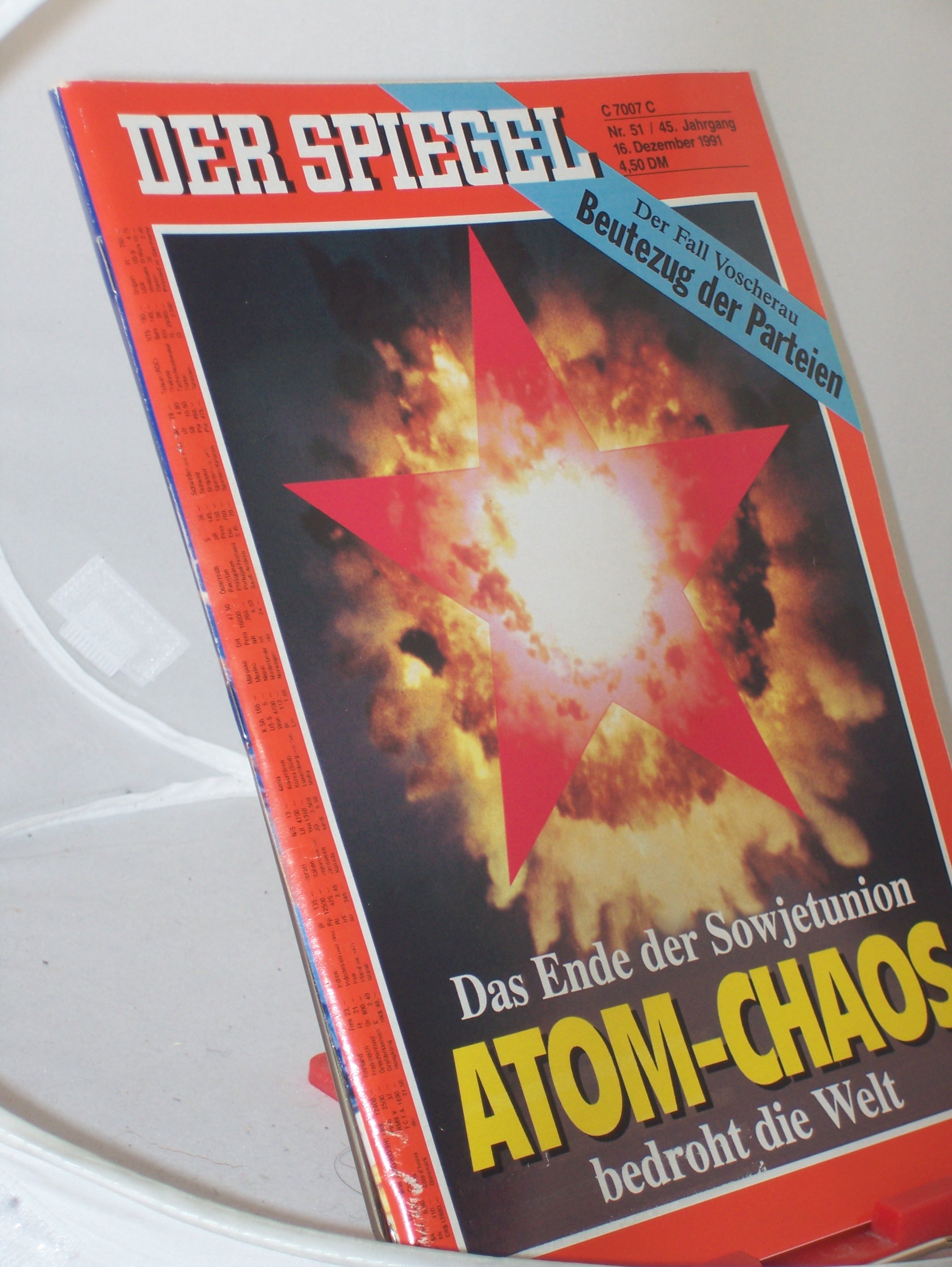 Artikelbild 1 des Artikels “51/1991 Atom Chaos, das Ende der Sowjetunion bedroht die Welt “