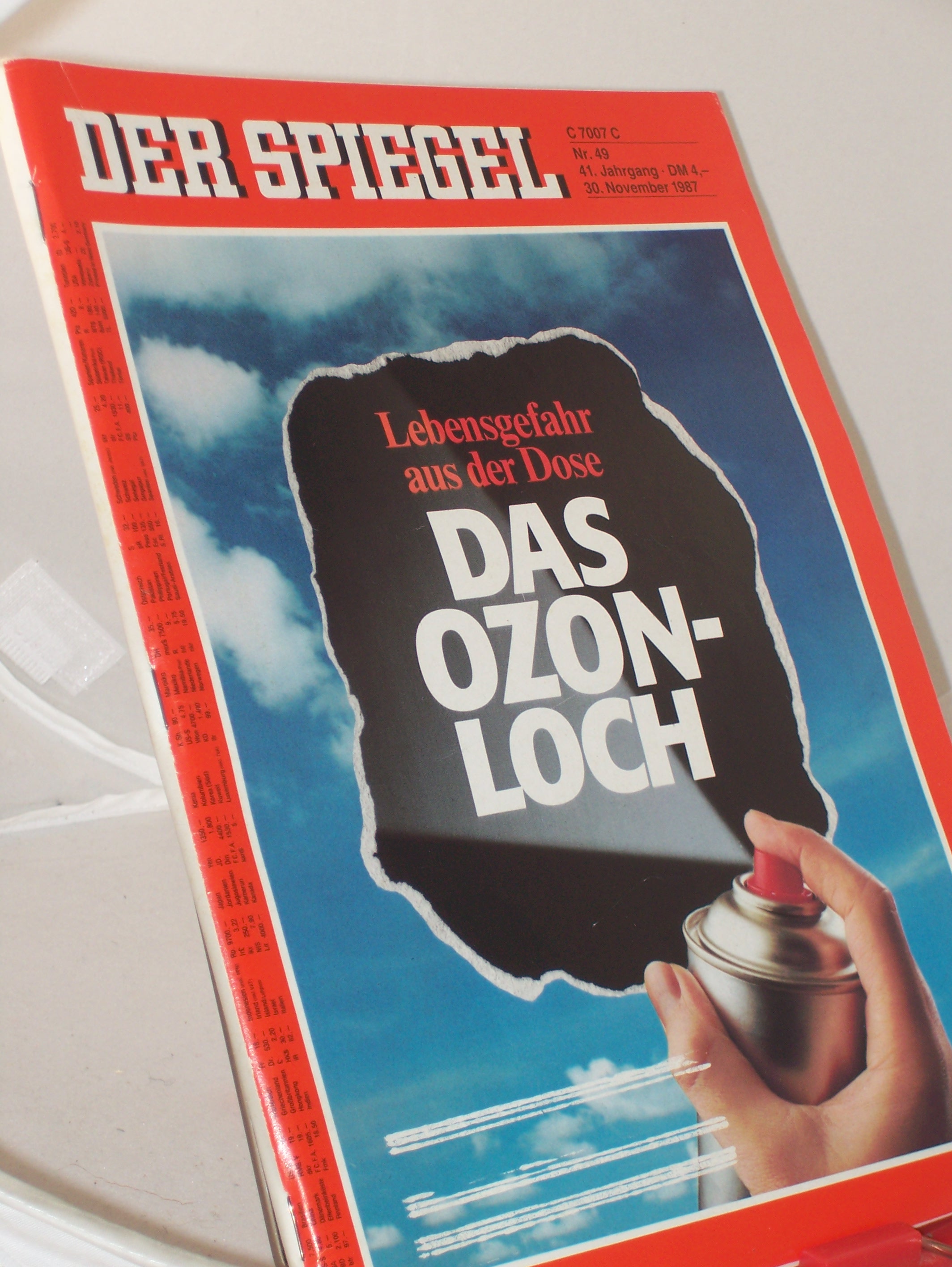 Artikelbild 1 des Artikels “49/1987, Das Ozonloch “