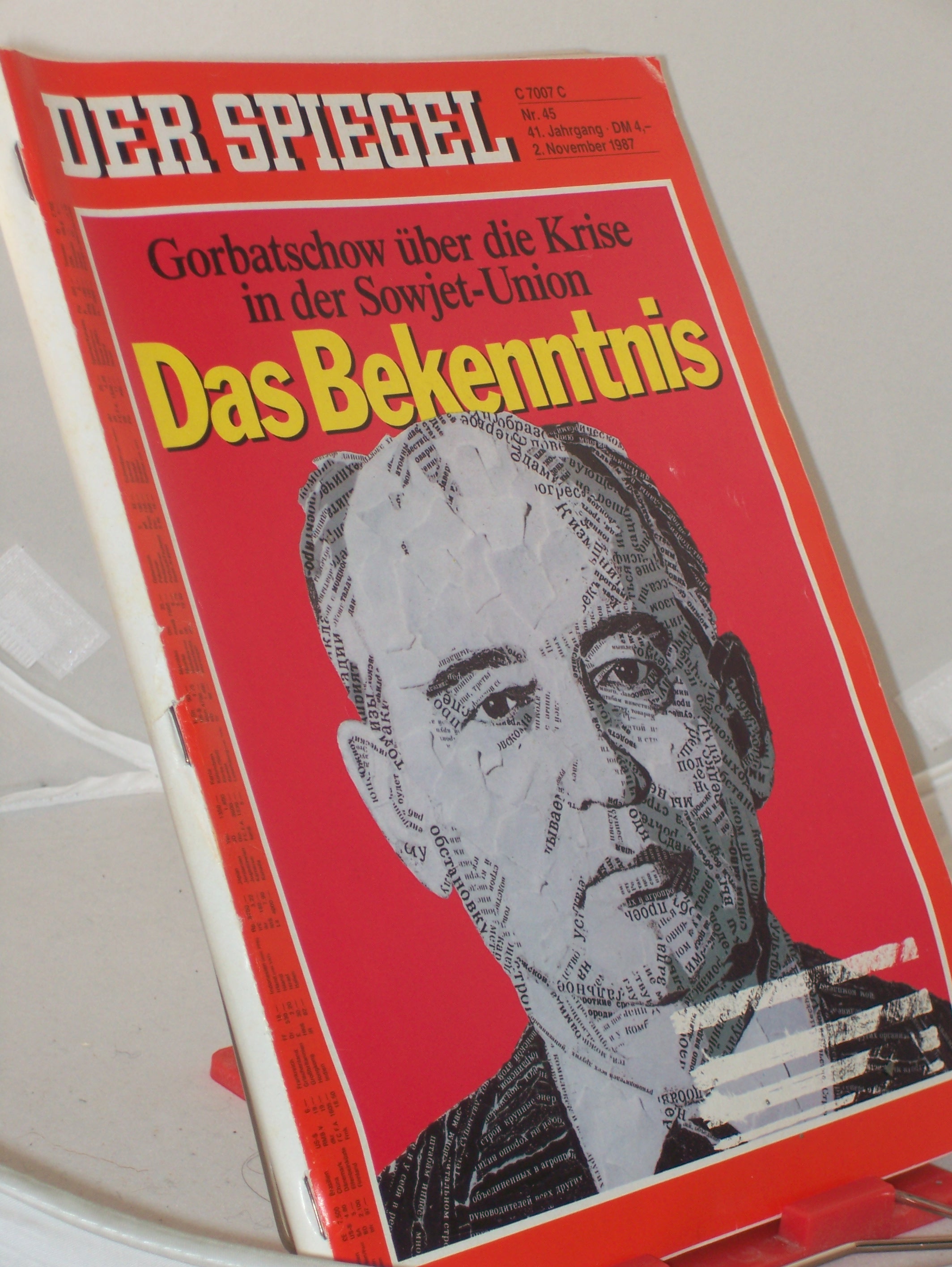 Artikelbild 1 des Artikels “45/1987, Das Bekenntnis “