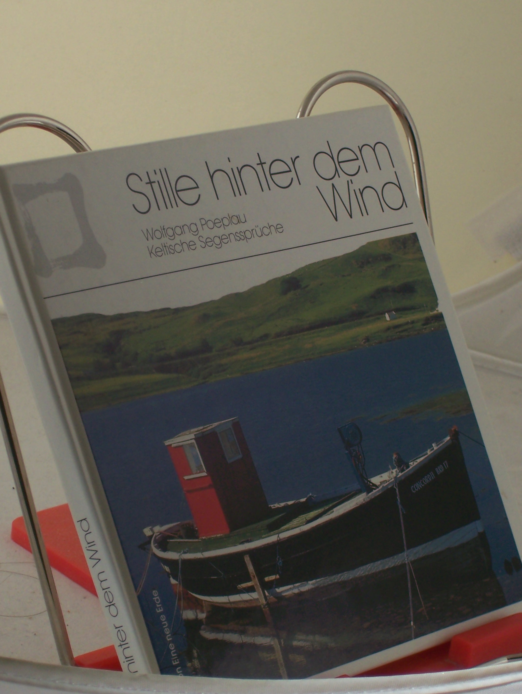 Artikelbild 1 des Artikels “Stille hinter dem Wind : keltische Segenssprüche / hrsg. u. neu
übertr. von Wolfgang Poeplau “