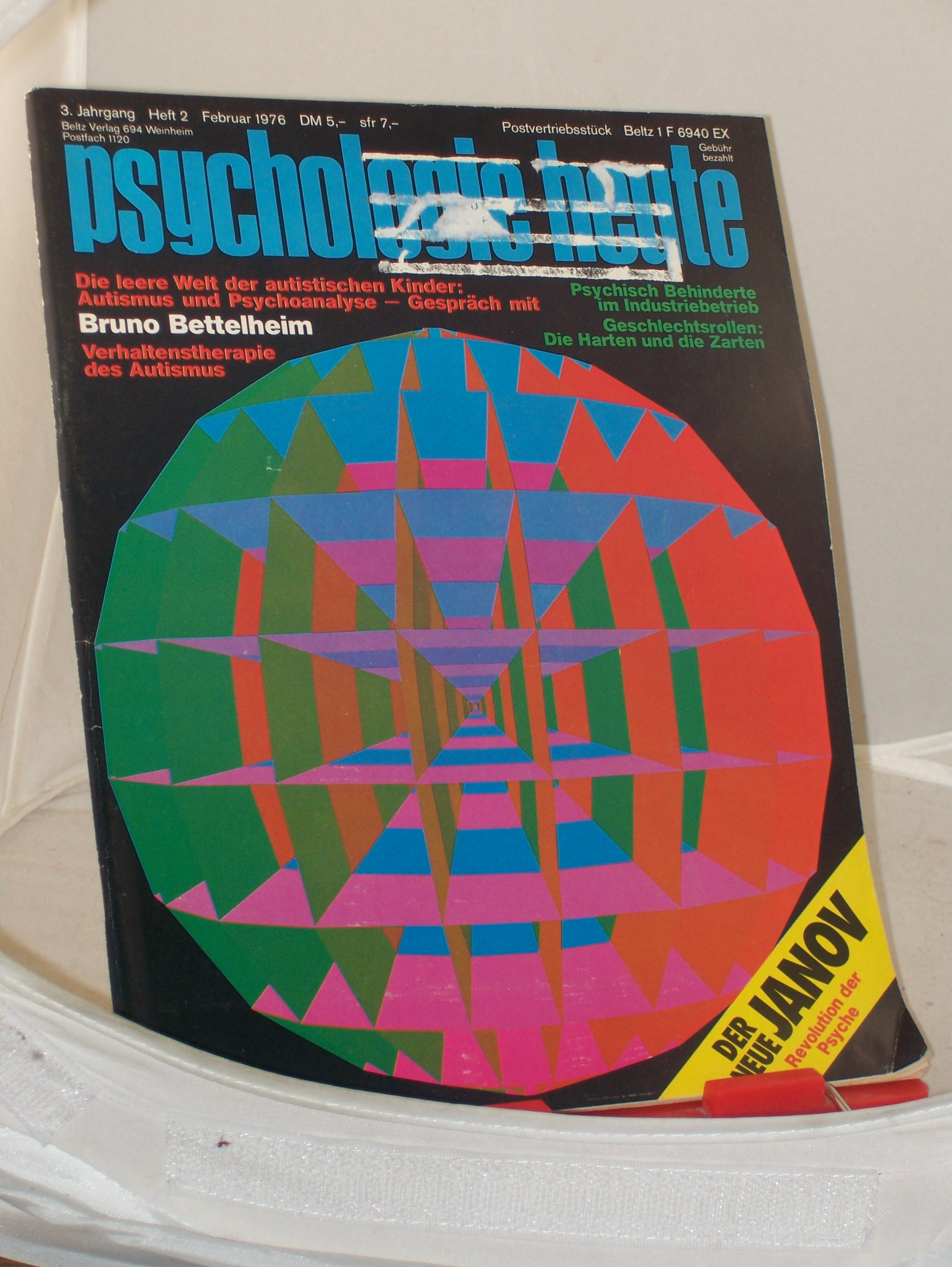 Artikelbild 1 des Artikels “2/1976, Verhaltenstherapie des Autismus “