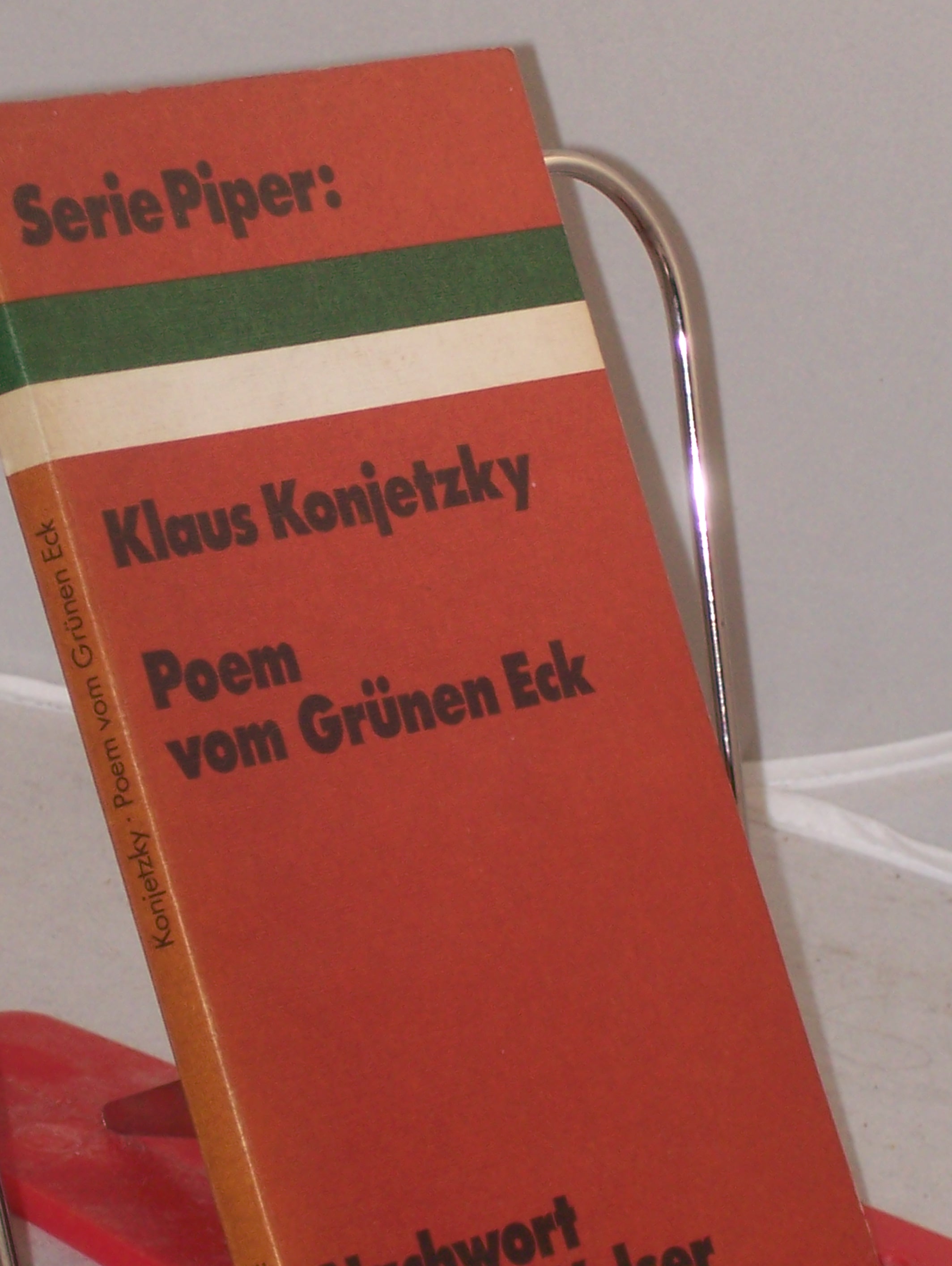 Artikelbild 1 des Artikels “Poem vom Grünen Eck / Klaus Konjetzky. Nachw. von Martin Walser “