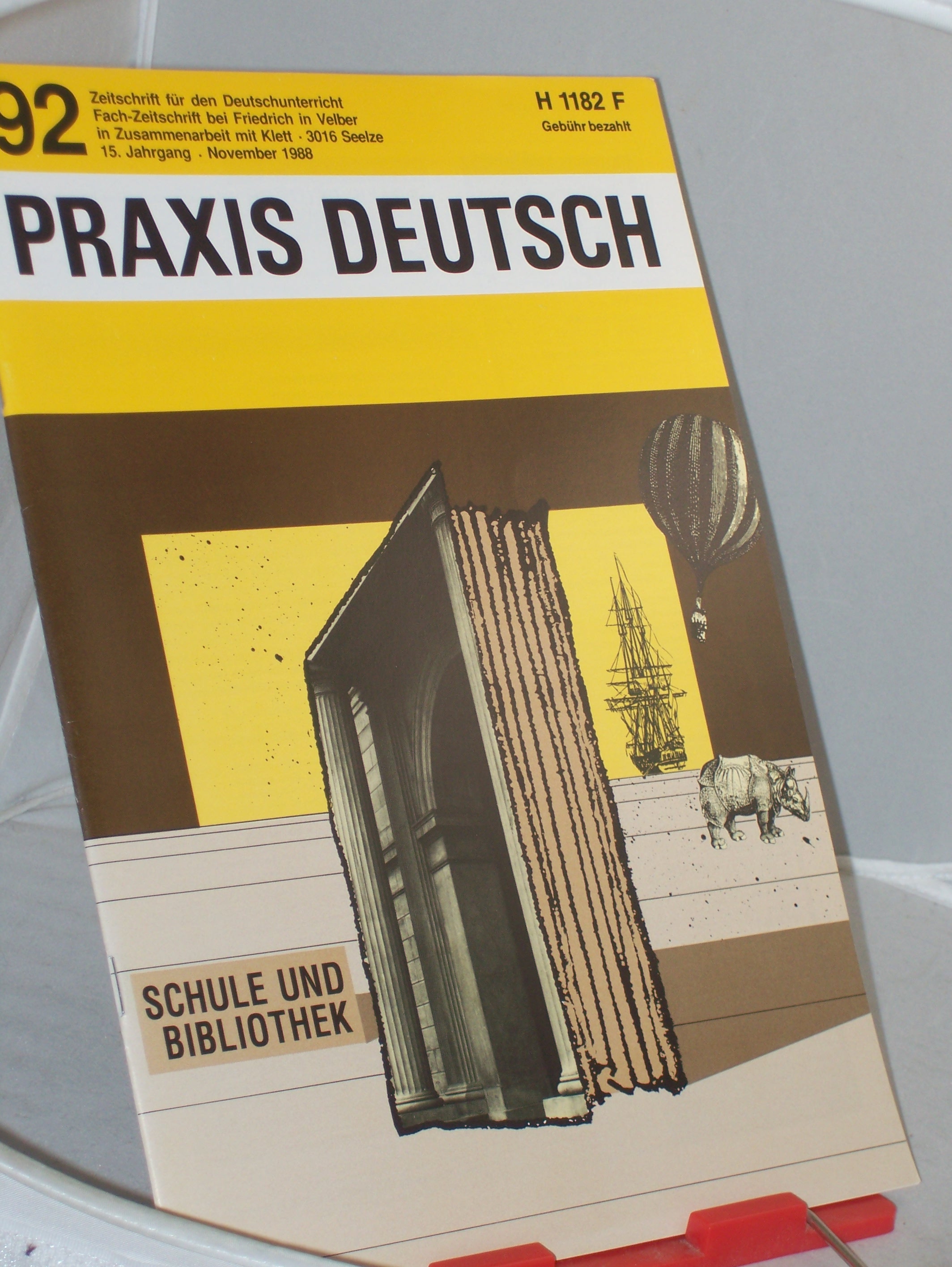 Artikelbild 1 des Artikels “11/1988, Schule und Bibliothek “