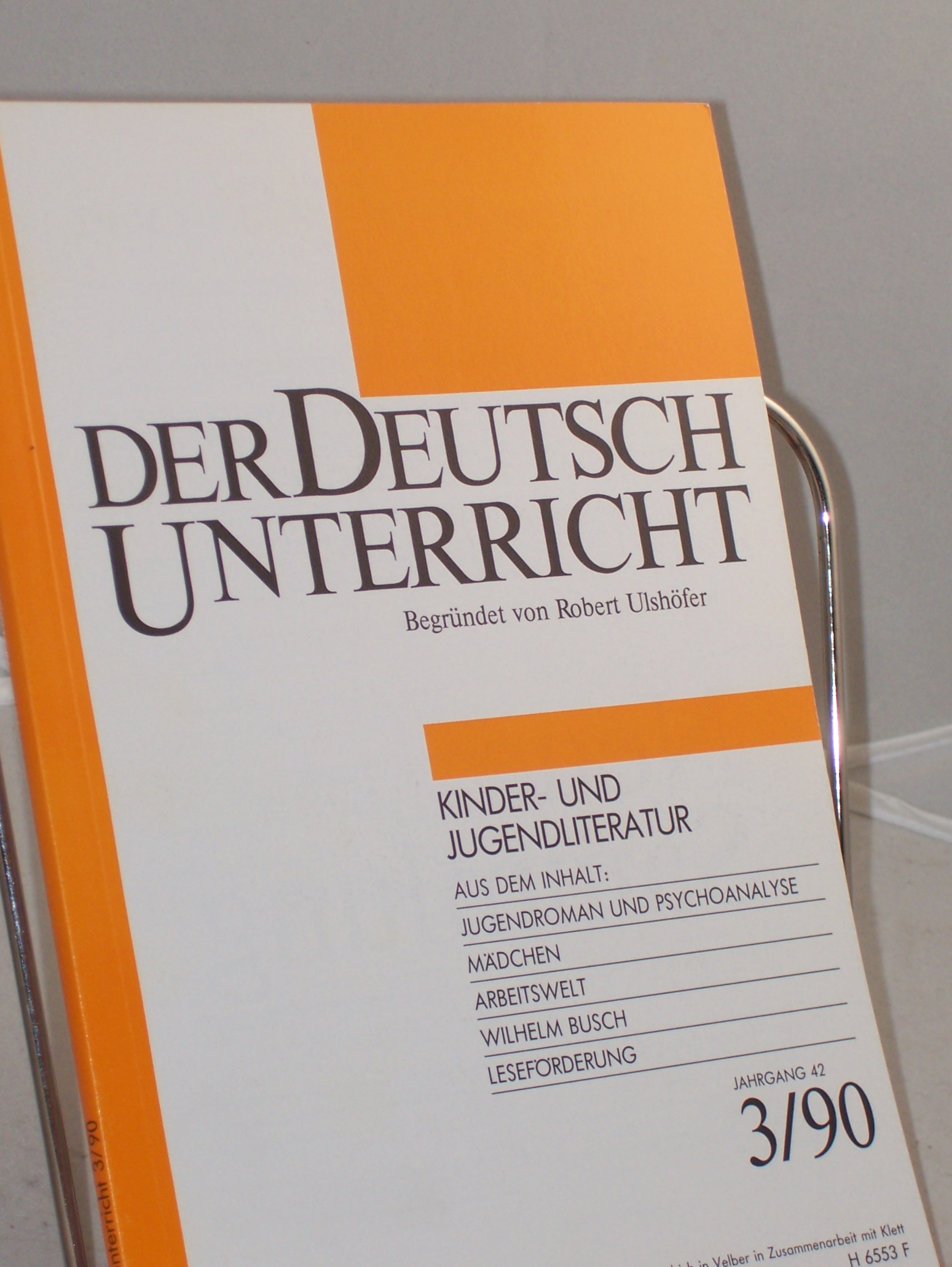 Artikelbild 1 des Artikels “3/1990, Kinder- und Jugendliteratur “