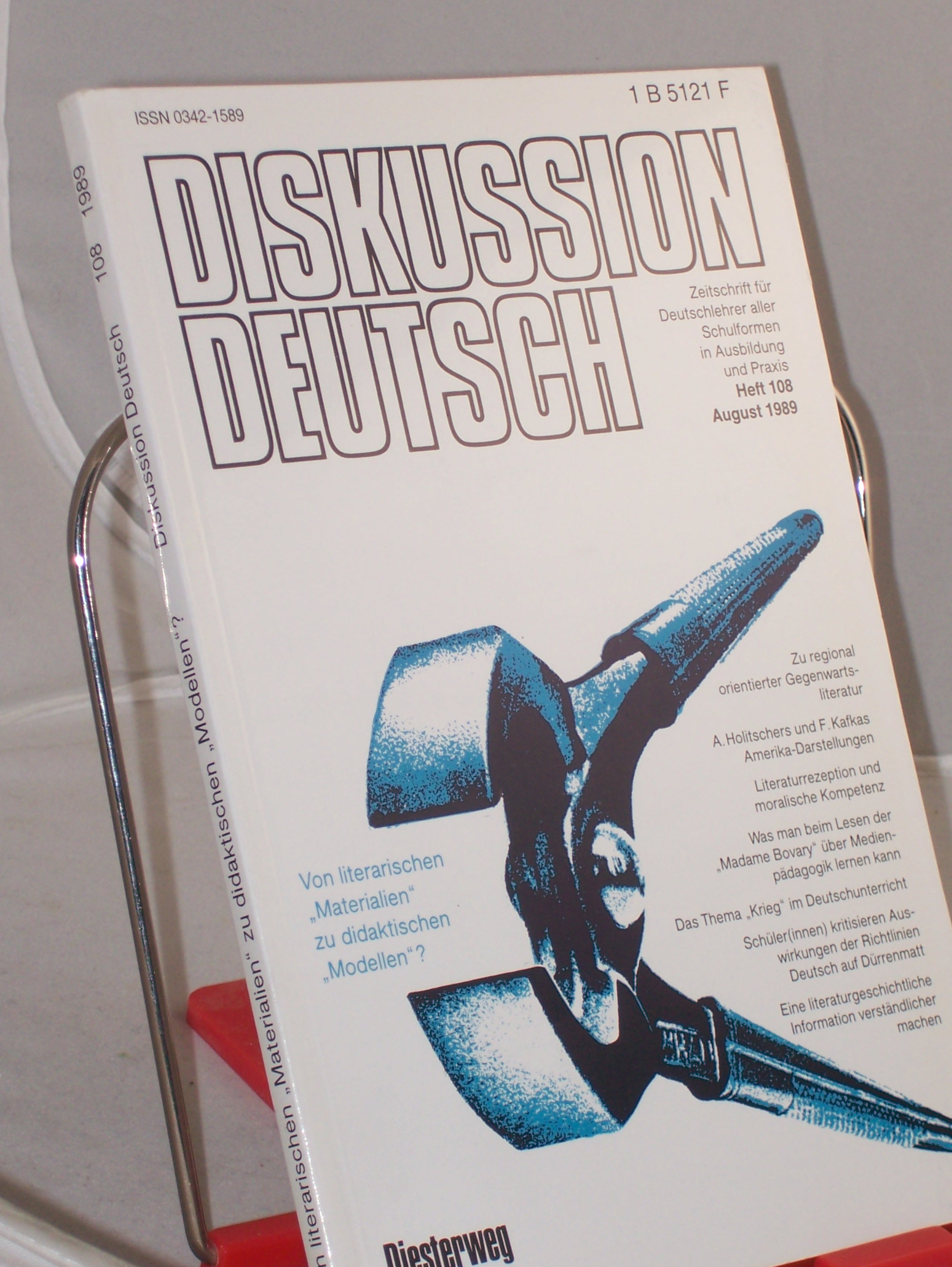 Artikelbild 1 des Artikels “8/1989, Von literarischen Materialien zu didaktischen Modellen? “