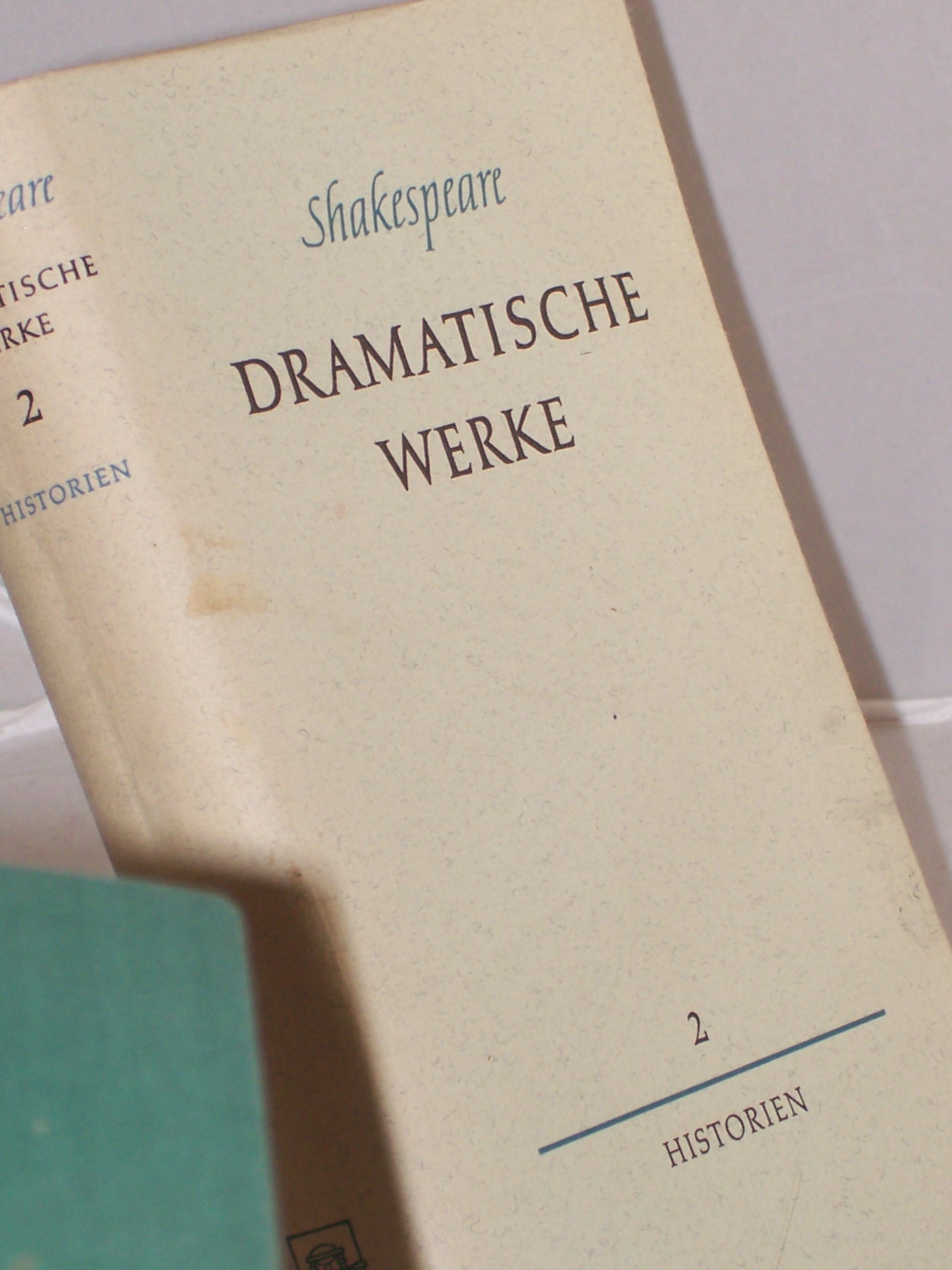 Artikelbild 1 des Artikels “Shakespeare, William: Sämtliche Werke. Dramatische Werke Band. 2. Historien “