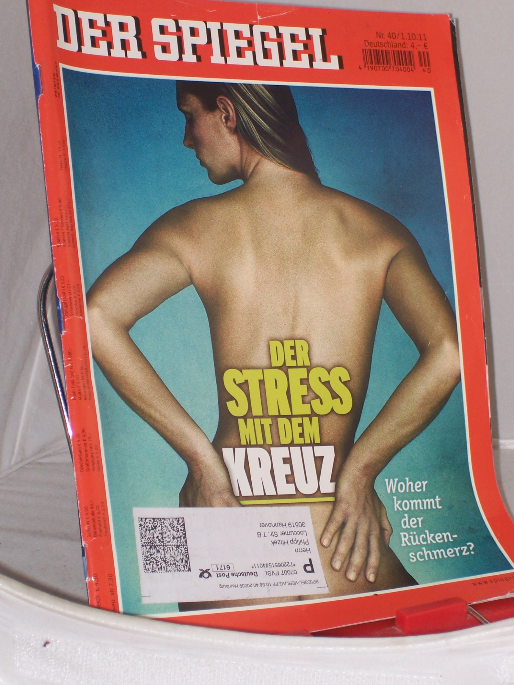 Artikelbild 1 des Artikels “40/2011, Der Stress mit dem Kreuz “