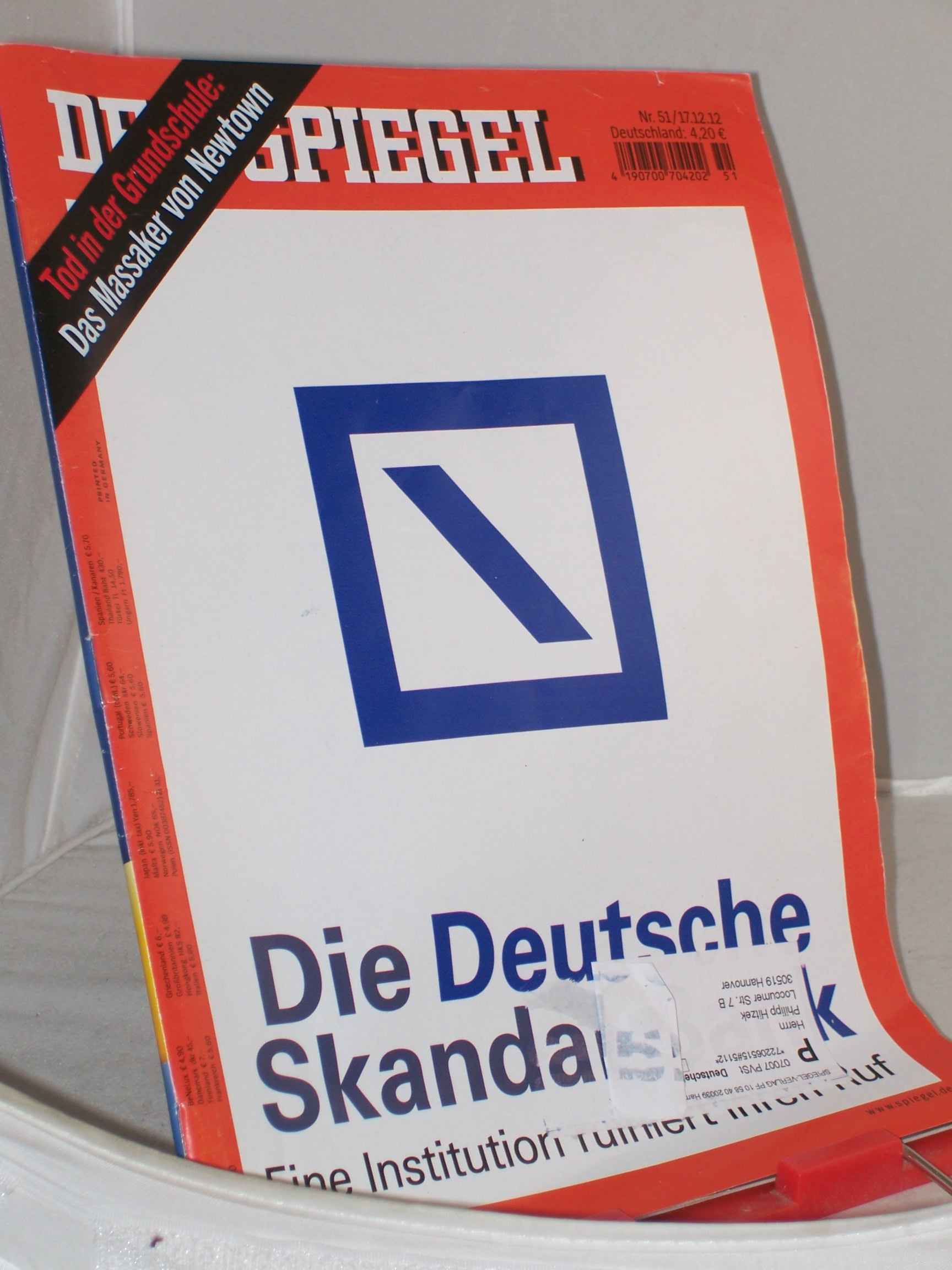 Artikelbild 1 des Artikels “51/2012, Die Deutsche Skandalbank “