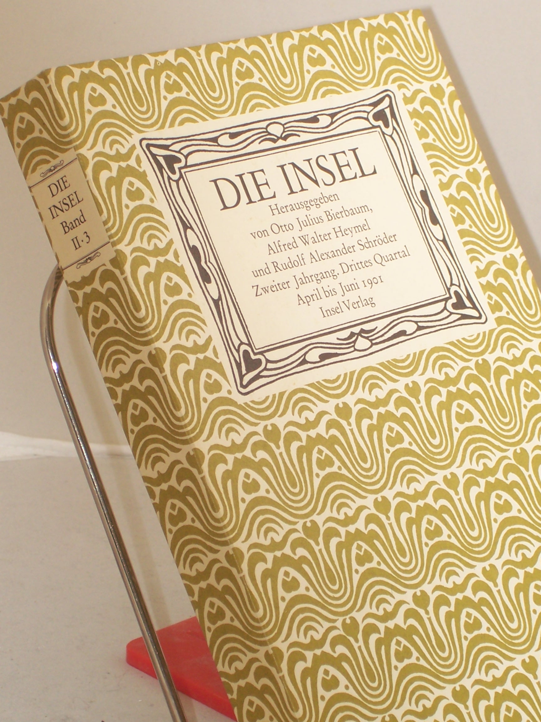 Artikelbild 1 des Artikels “Die Insel. Aesthetisch-Belletristische Monatsschrift mit Bilderbeigaben. Zweiter Jahrgang. Drittes Quartal April bis Juni 1901 “