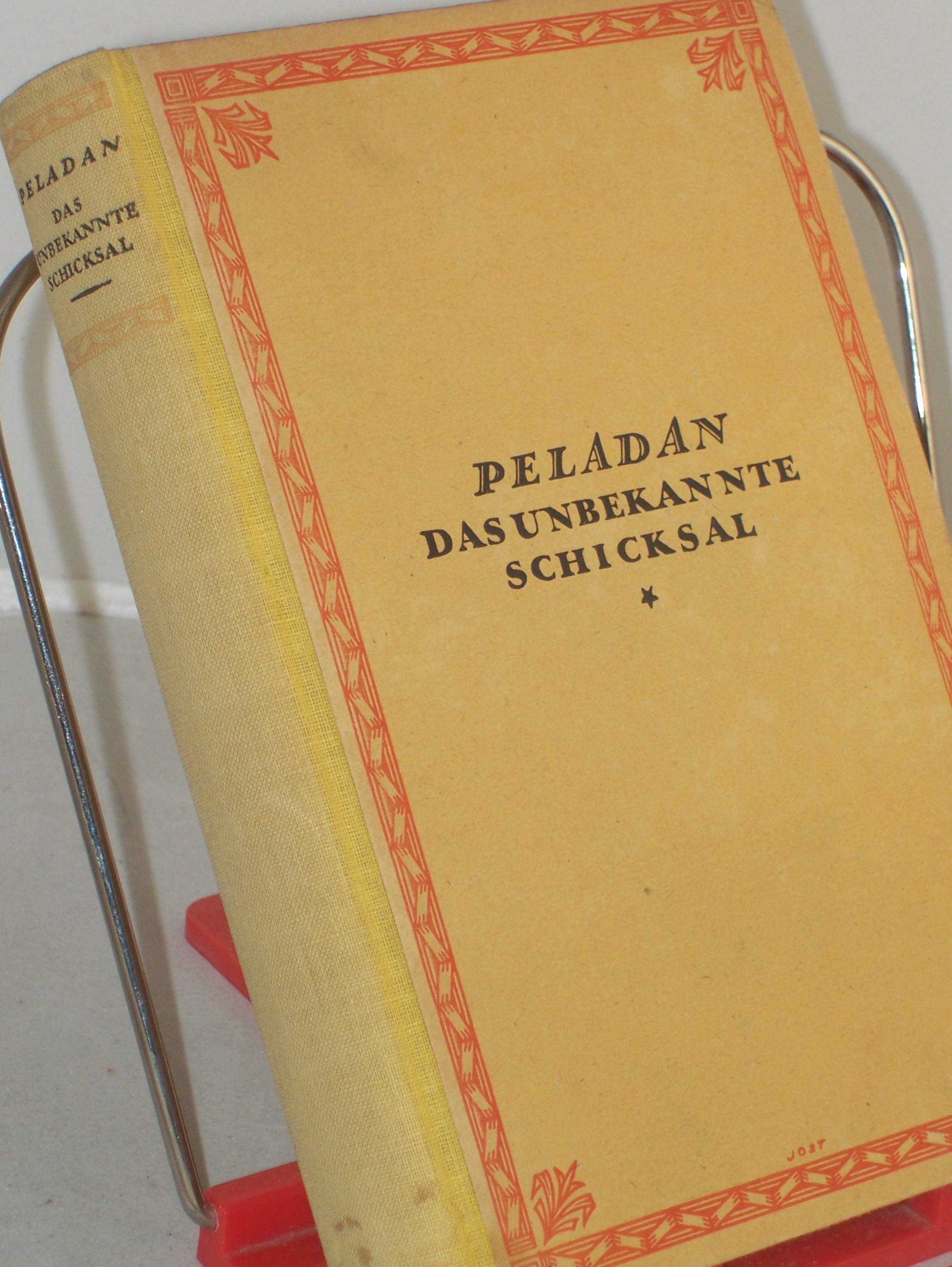 Artikelbild 1 des Artikels “Das unbekannte Schicksal : Roman / Joséphin Peladan. Verdeutscht v. Emil Schering “