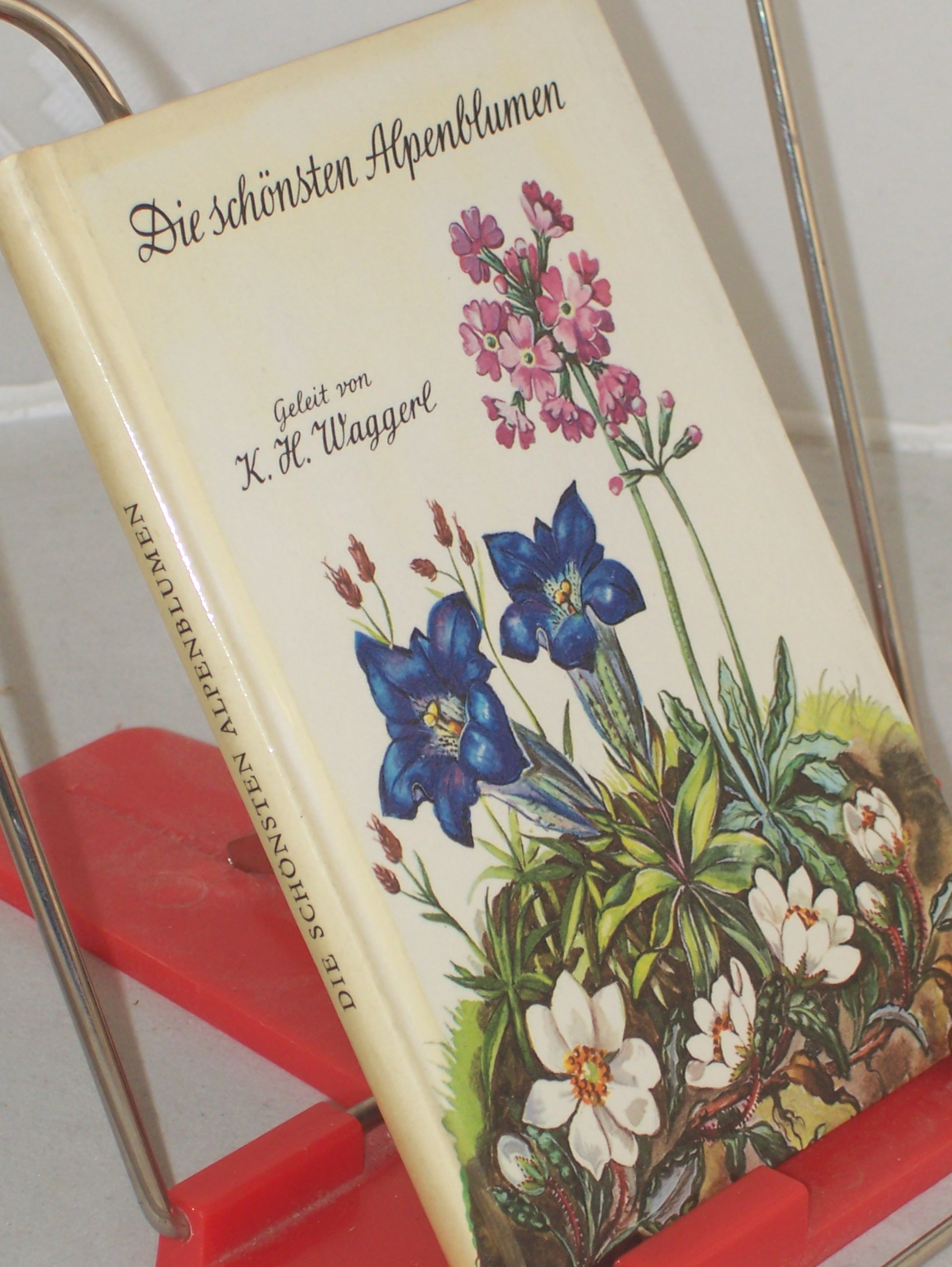 Artikelbild 1 des Artikels “Die schönsten Alpenblumen / Geleit von Karl Heinrich Waggerl. Aquarelle von Mila Lippmann-Pawlowski. Angaben über Pflanzenschutz: Karl Sepp u.a. “