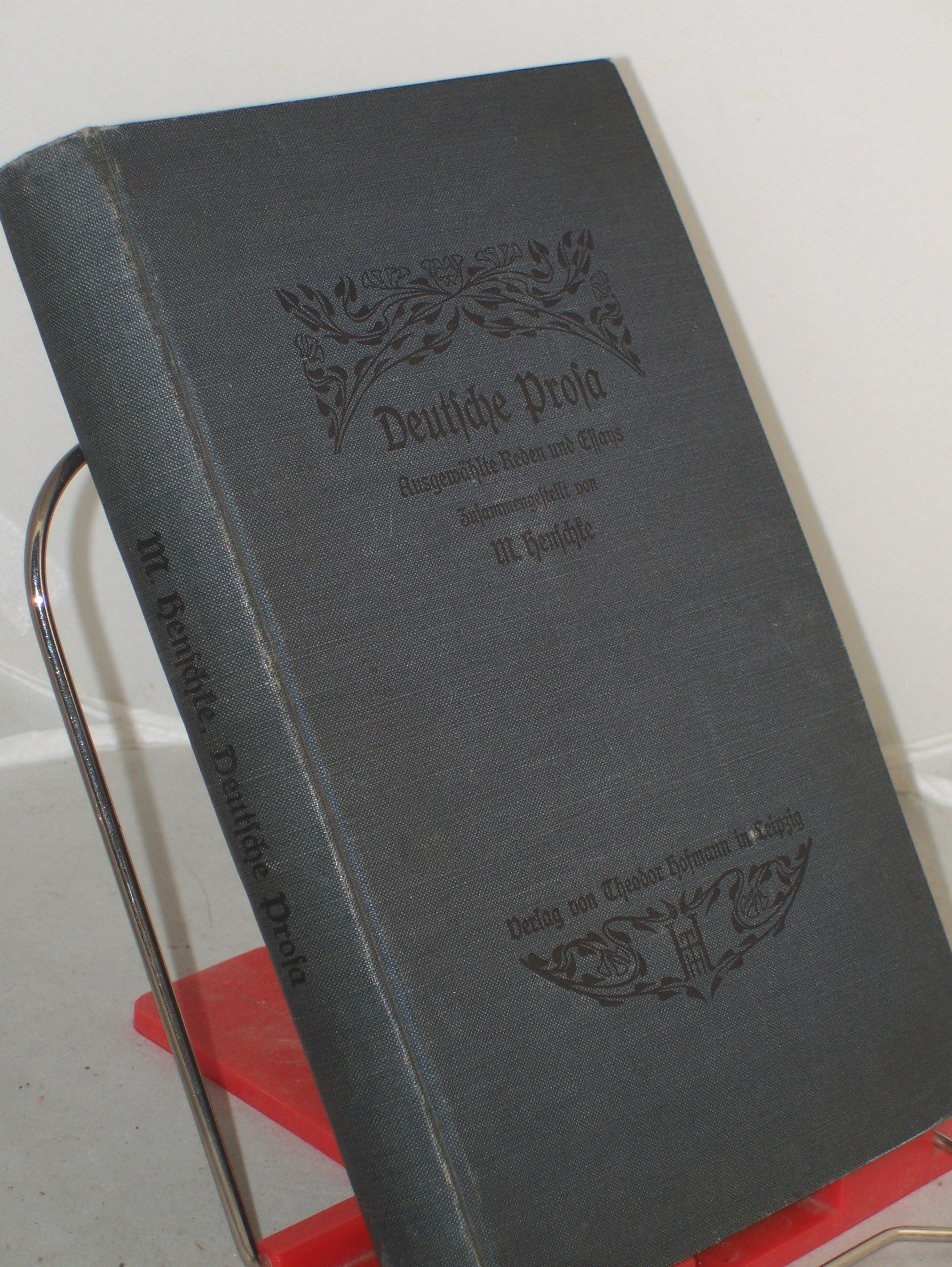 Artikelbild 1 des Artikels “Deutsche Prosa, ausgewählte Reden und Essays zur Lektüre auf der obersten Stufe höherer Lehranstalten, 2. Auflage “