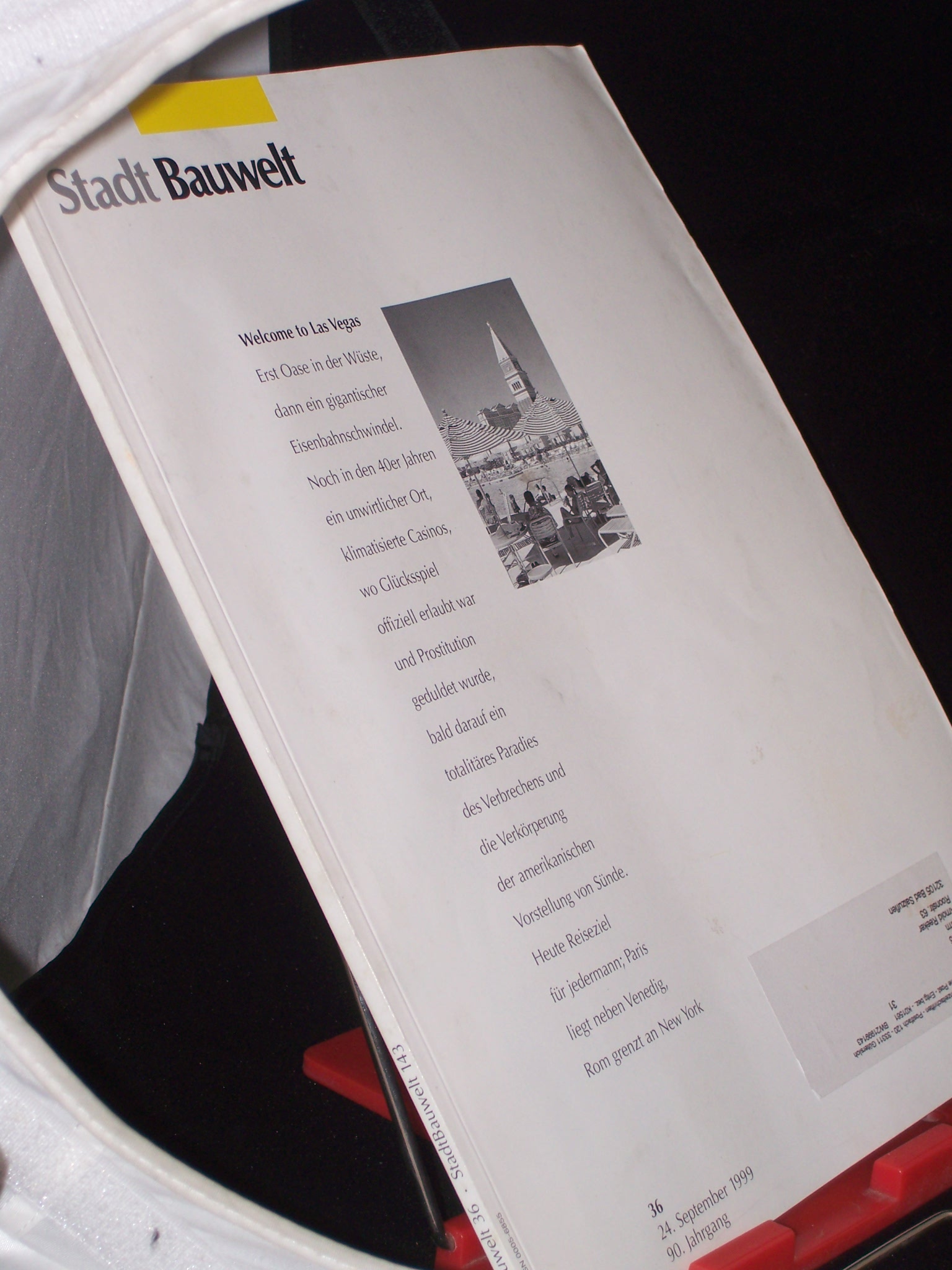 Artikelbild 1 des Artikels “36/1999, Welcome to Las Vegas “