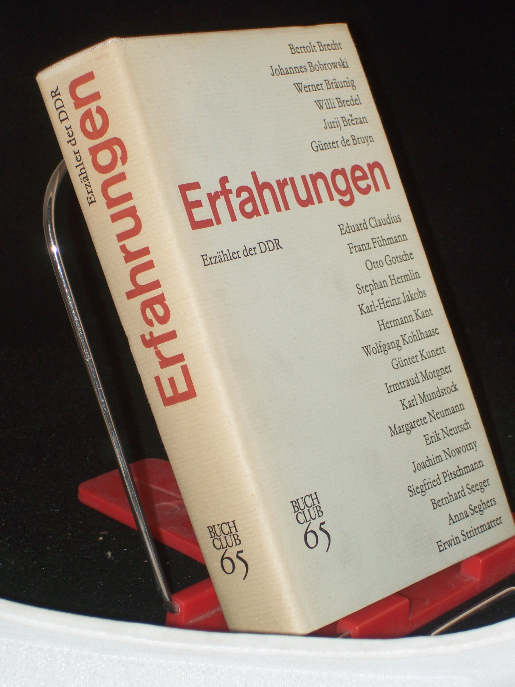 Artikelbild 1 des Artikels “Erfahrungen : Erzähler d. DDR; Anthologie / hrsg. von Harald Korall u. Werner Liersch “