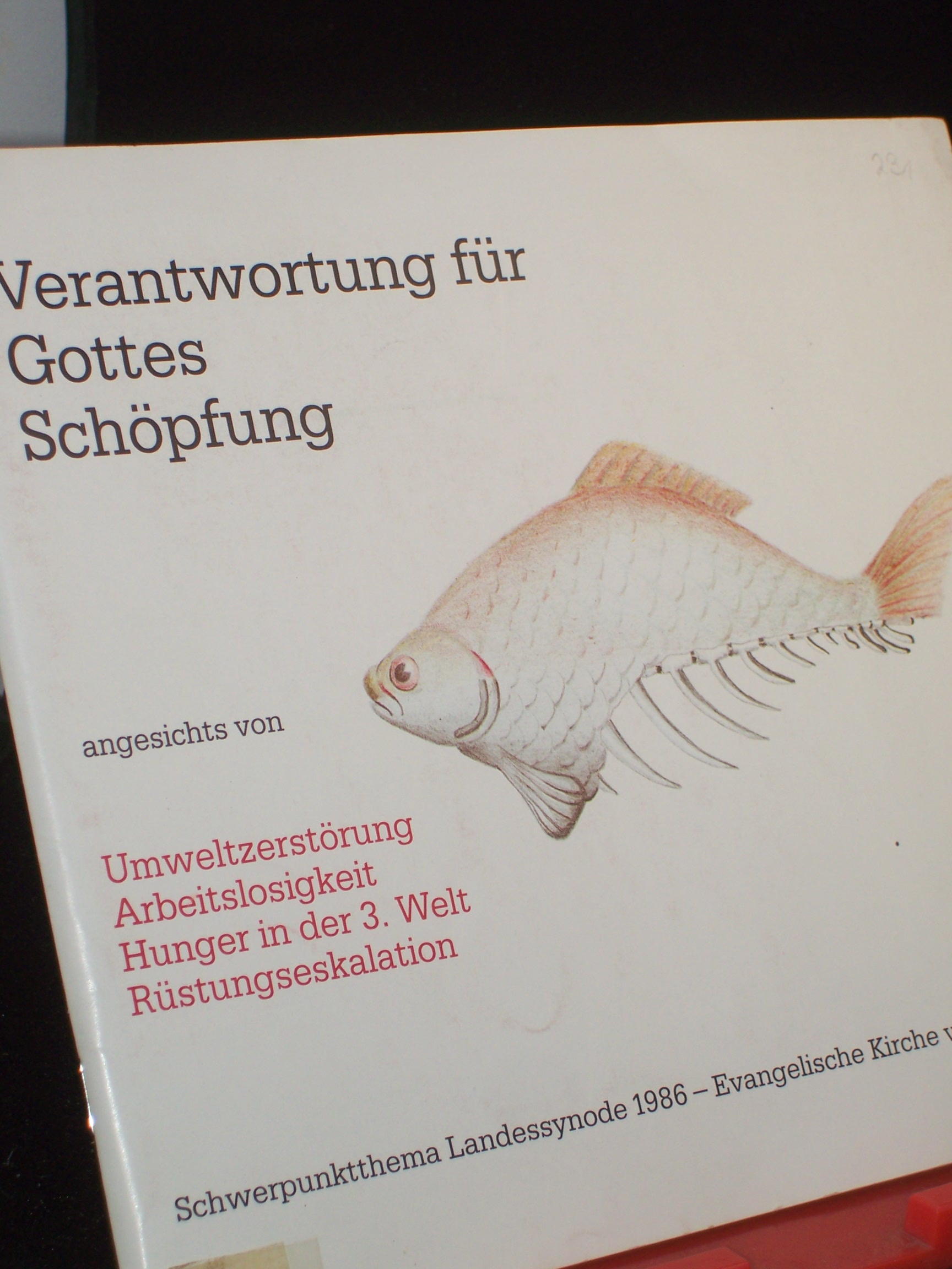 Artikelbild 1 des Artikels “Verantwortung für Gottes Schöpfung angesichts von Umweltzerstörung,
Arbeitslosigkeit, Hunger in der Dritten Welt, Rüstungseskalation :
Wort der Landessynode vom 14. November 1986 / Evang. Kirche von
Westfalen, Landessynode 1986 “