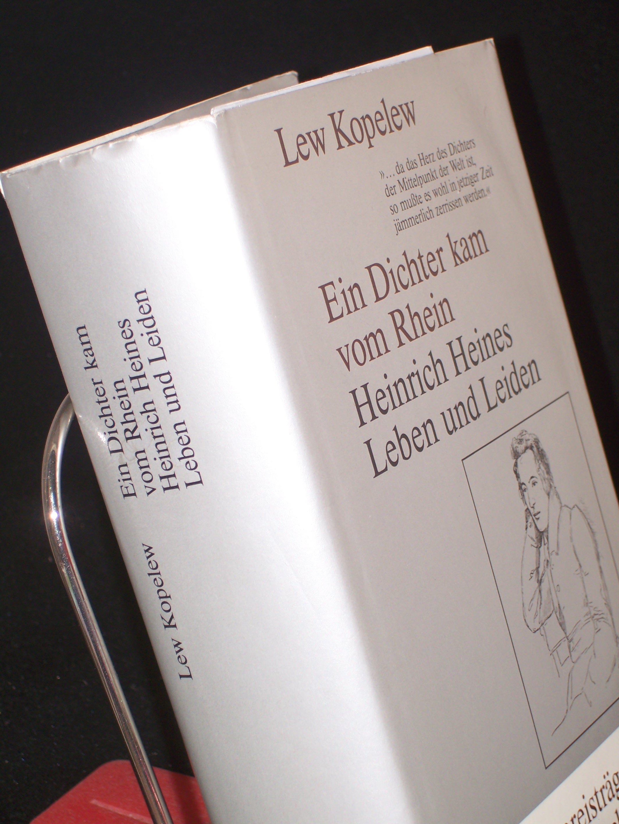 Artikelbild 1 des Artikels “Ein Dichter kam vom Rhein : Heinrich Heines Leben u. Leiden / Lew Kopelew. Aus d. Russ. von Helga Jaspers u. Ulrich H. Werner “