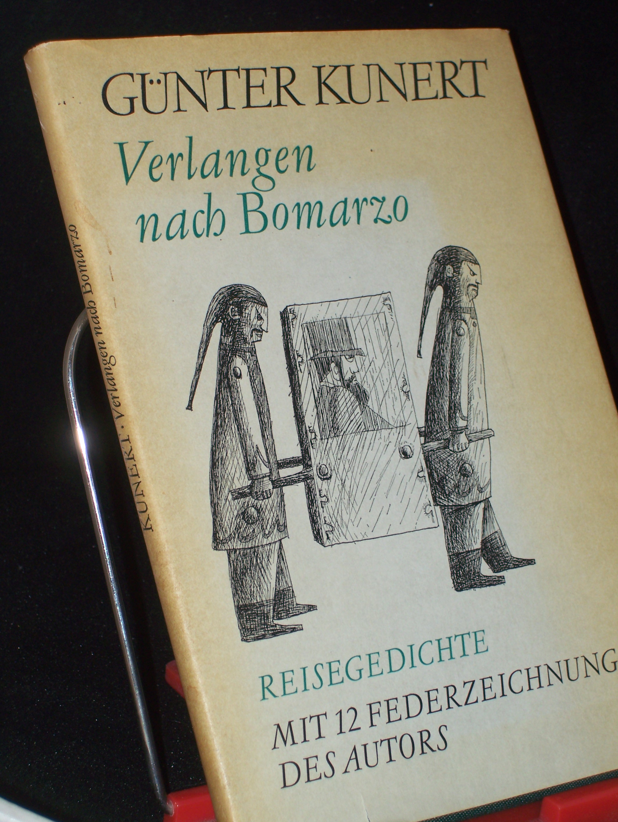 Artikelbild 1 des Artikels “Verlangen nach Bomarzo : Reisegedichte / Günter Kunert. Mit 12
Federzeichn. d. Autors “
