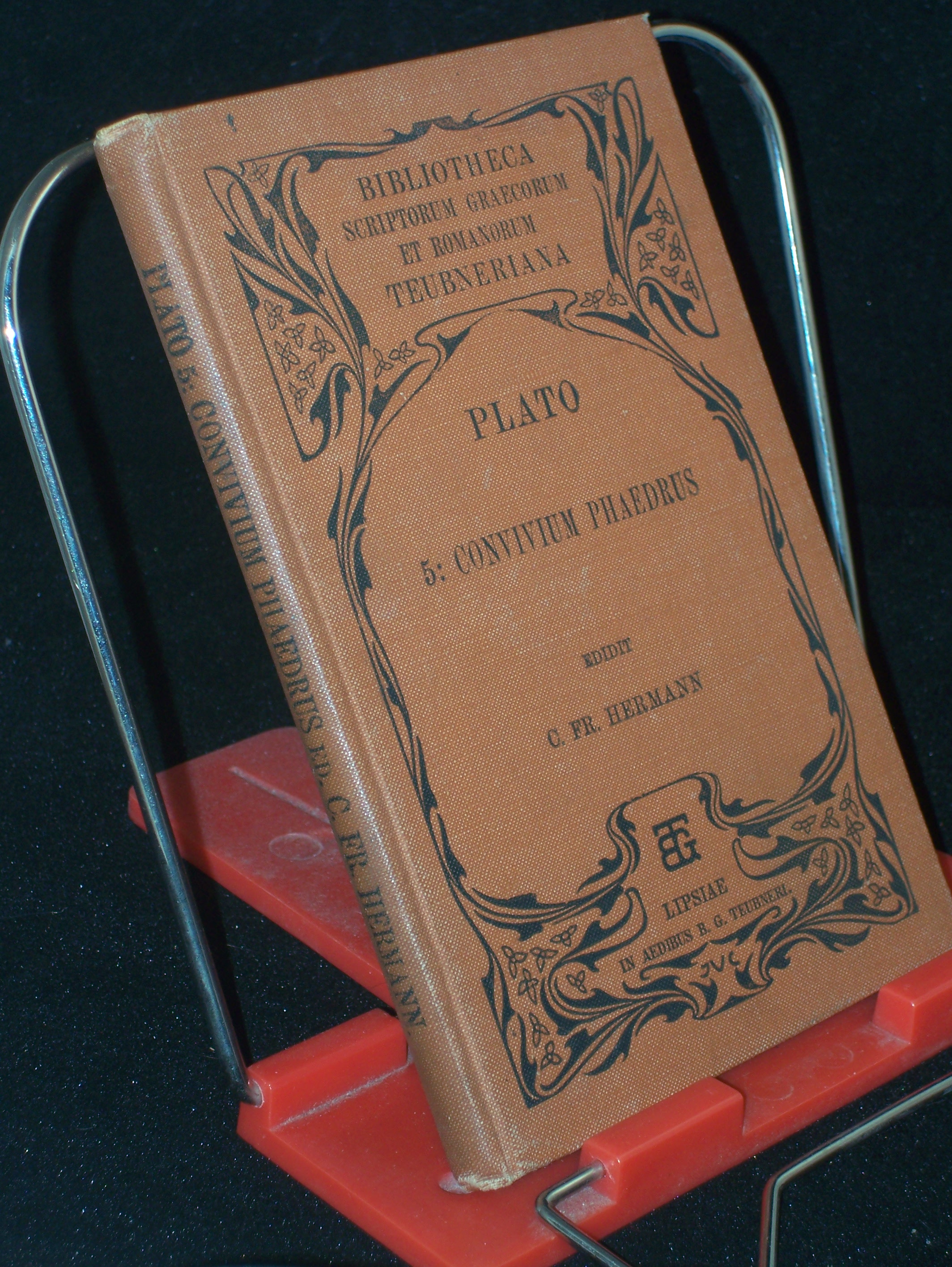 Artikelbild 1 des Artikels “Convivium Phaedrus / Plato. Ex recogn. C. F. Hermanni, Text altgriechisch “