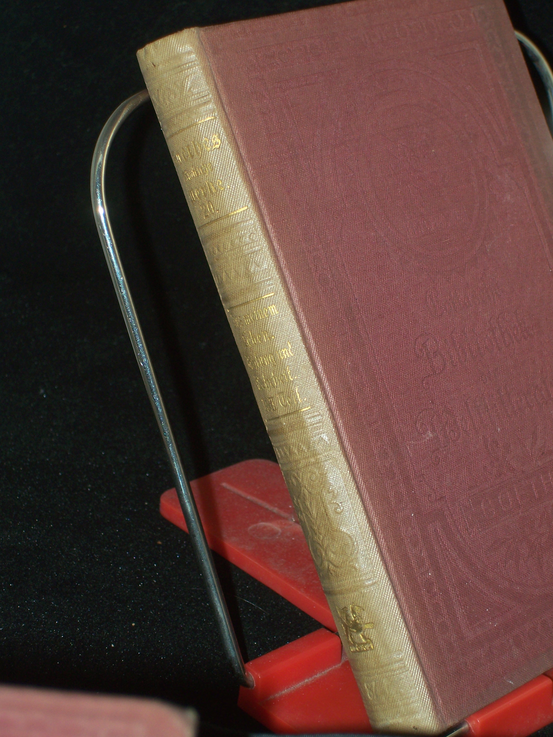 Artikelbild 1 des Artikels “Aus meinem Leben. Dichtung und Wahrheit. Erster und zweiter Teil.
Goethes sämtliche Werke in 36 Bänden. 20. Band “