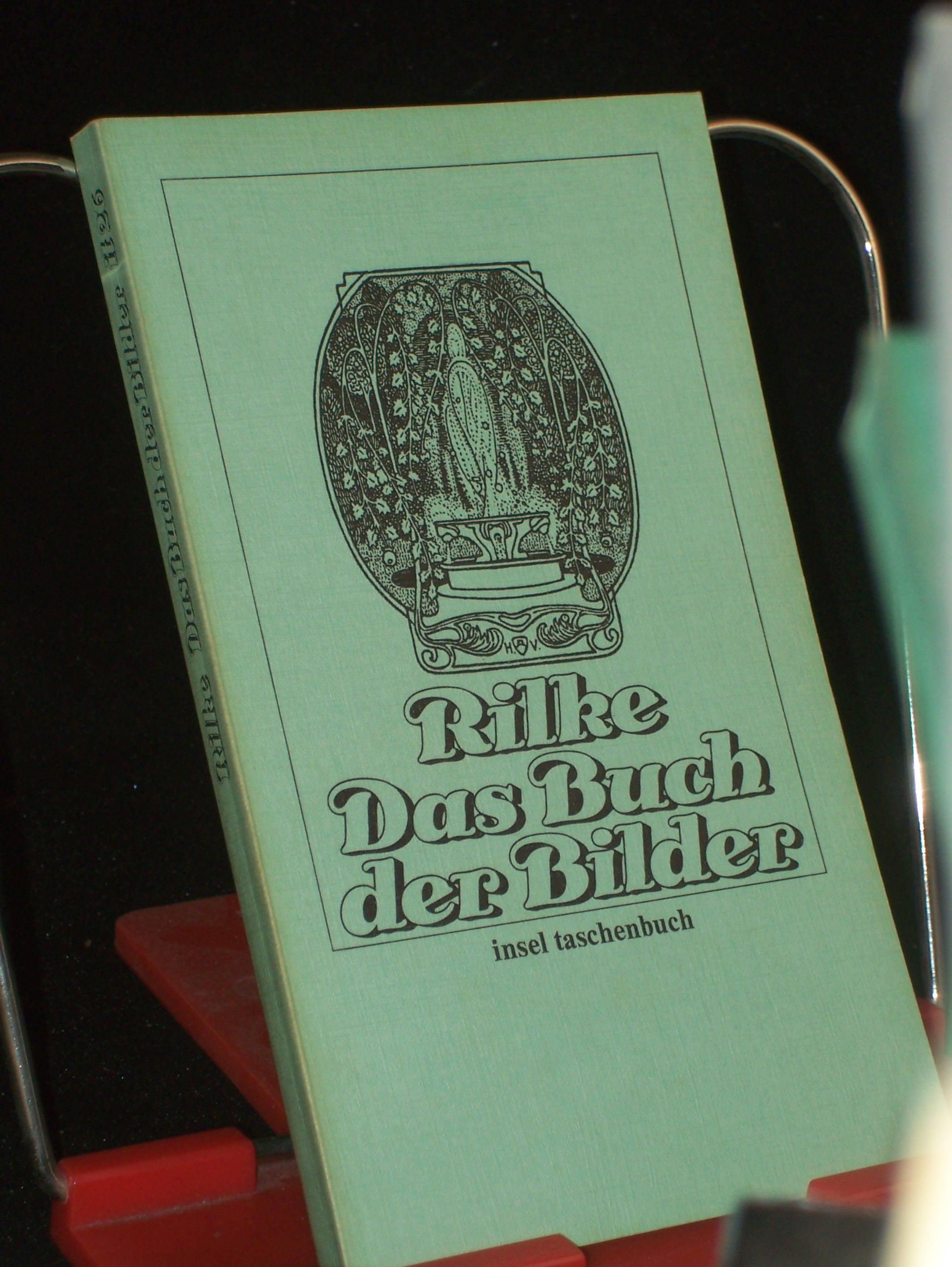 Artikelbild 1 des Artikels “Das Buch der Bilder / Rainer Maria Rilke. Titelmotiv nach e. Zeichn.
von Heinrich Vogeler “