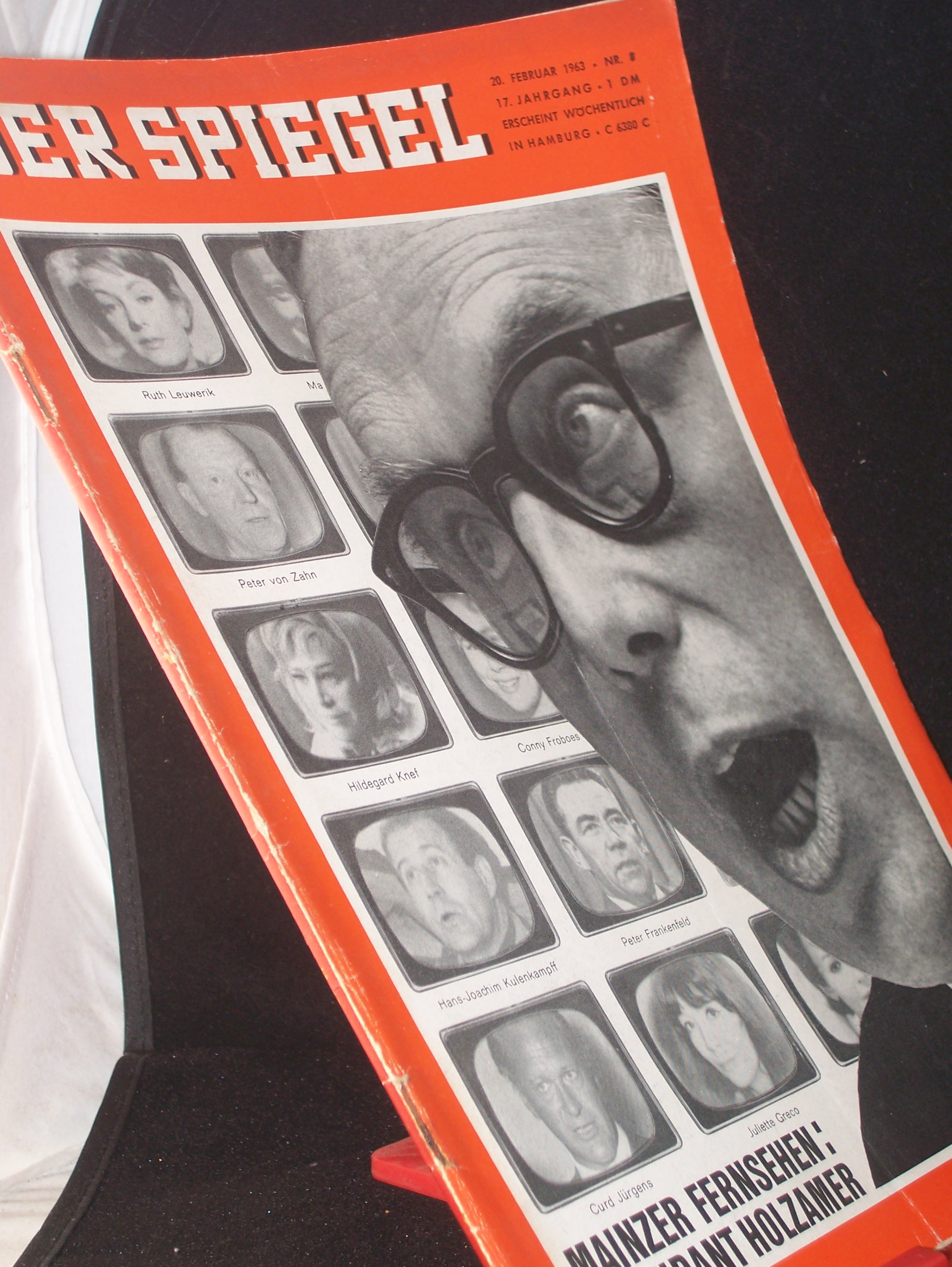 Artikelbild 1 des Artikels “8/1963, MAINZER FERNSEHEN INTENDANT HOLZAMER “