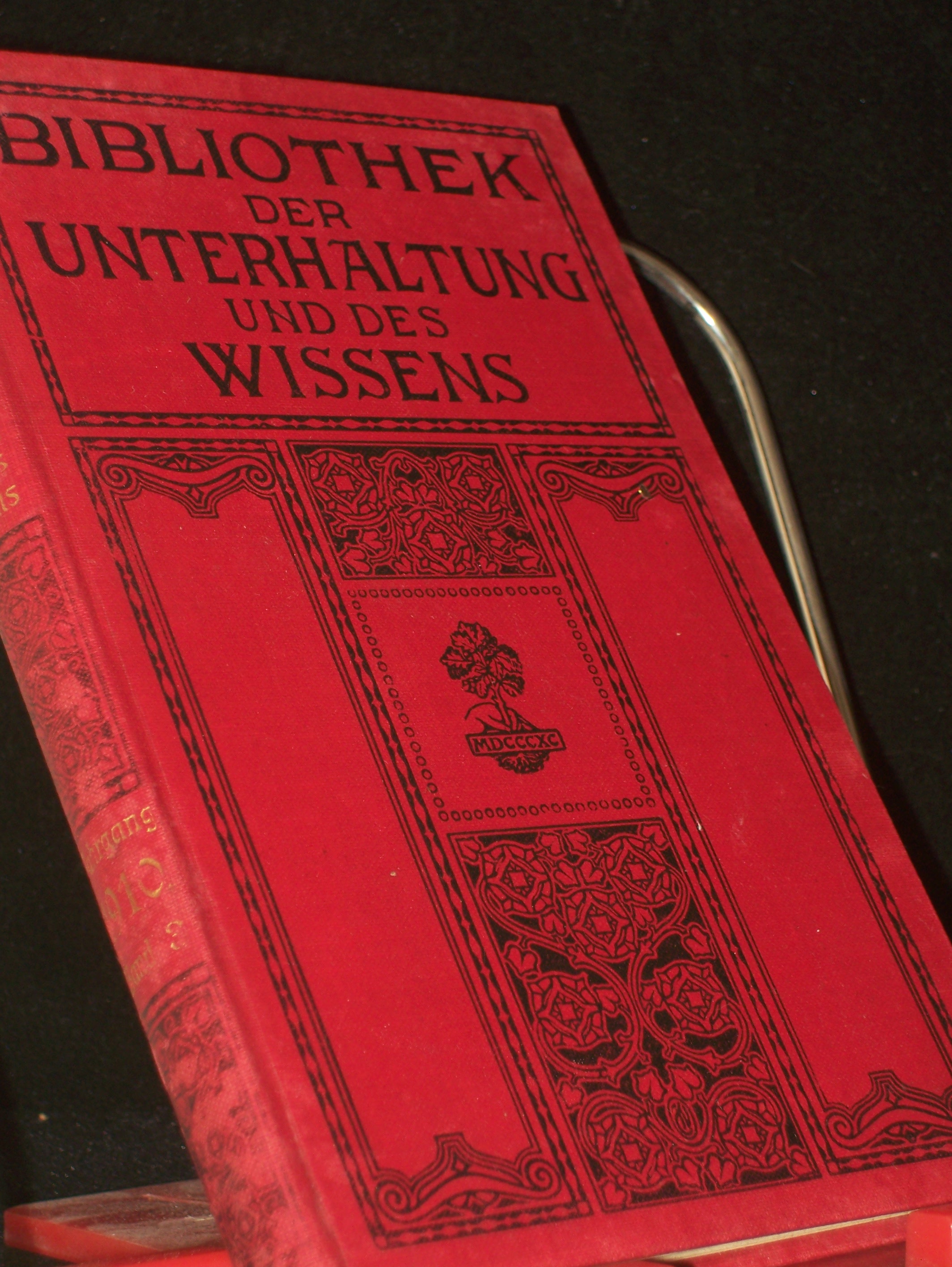 Artikelbild 1 des Artikels “Jahrgang 1910, DRITTER Band “