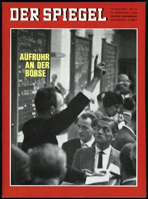 Artikelbild 1 des Artikels “24/1962, Aufruhr an der Börse “