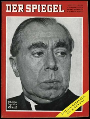 Artikelbild 1 des Artikels “10/1962, Katholischer Dogmatiker Schmaus “