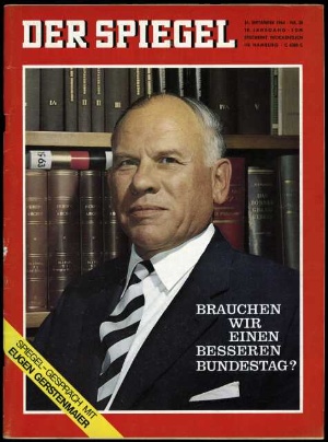 Artikelbild 1 des Artikels “38/1964, brauchen wir einen besseren Bundestag “