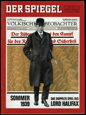 Artikelbild 1 des Artikels “35/1964, Sommer 1939, Das doppelte Spiel des Lord Halifax “