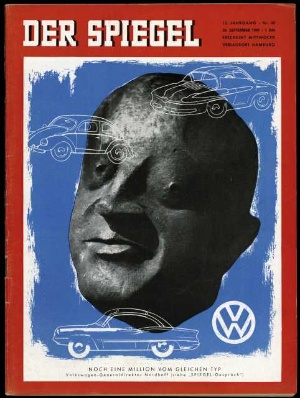 Artikelbild 1 des Artikels “40/1959, NOCH EINE MILLION VOM GLEICHEN TYP; VOLKSWAGEN GENERALDIREKTOR NORDHOFF “