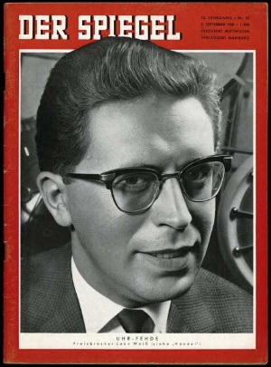 Artikelbild 1 des Artikels “37/1959, UHR FEHDE; PREISBRECHER LEON WEIß “